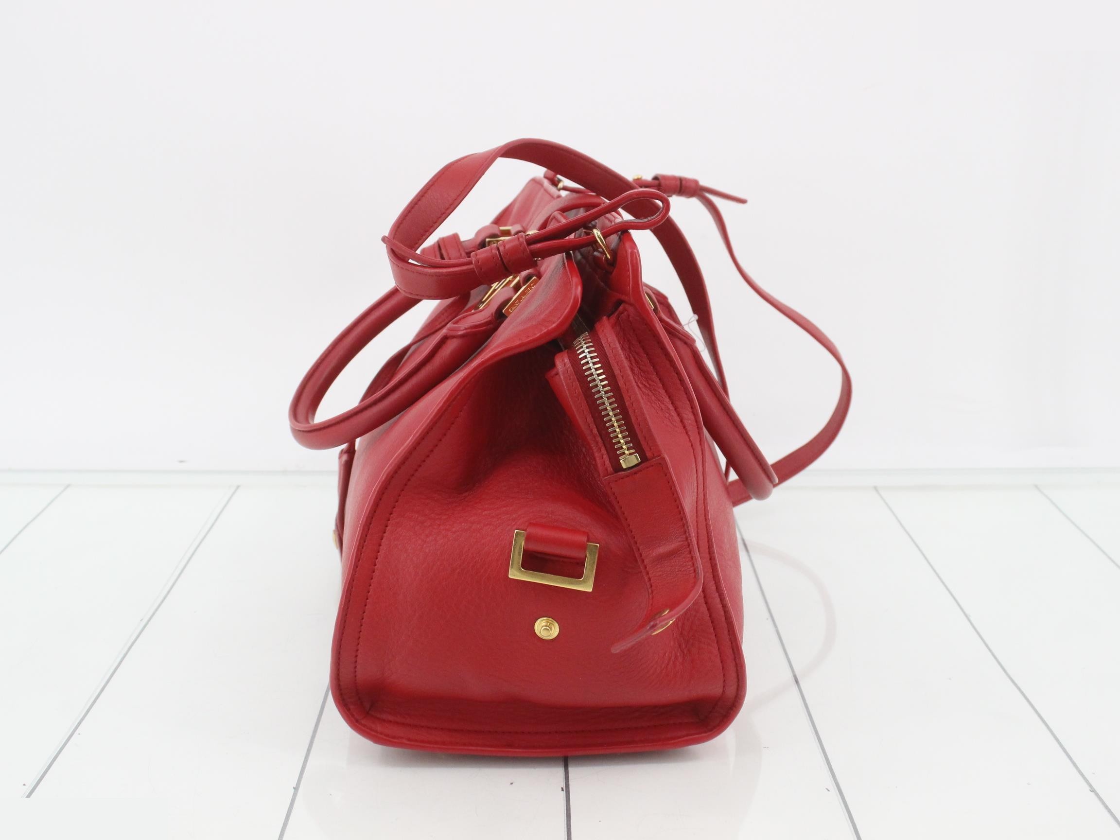Y Line Leather 2WAY Shoulder/Handbag — view 3