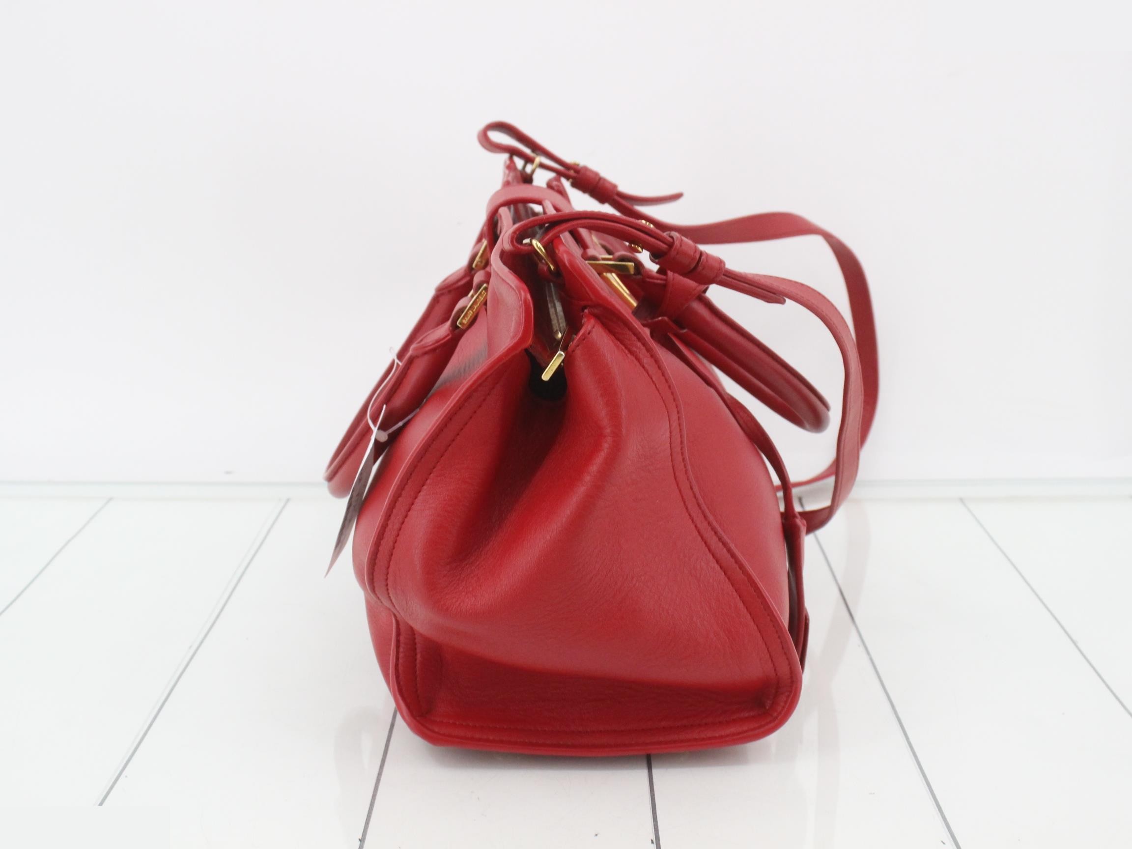 Y Line Leather 2WAY Shoulder/Handbag — view 4
