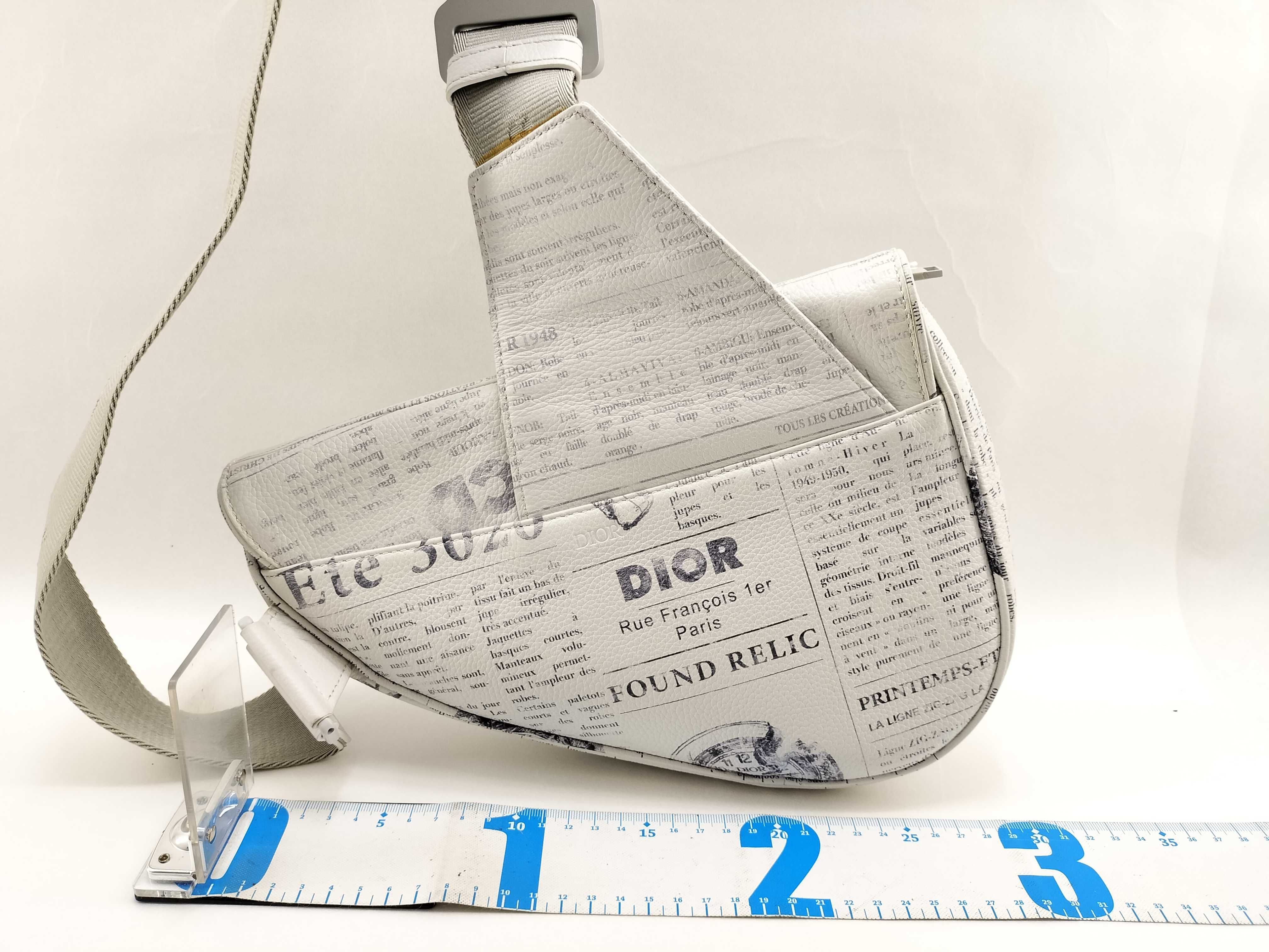 Newspaper Saddle Bag Shoulder Bag — view 2