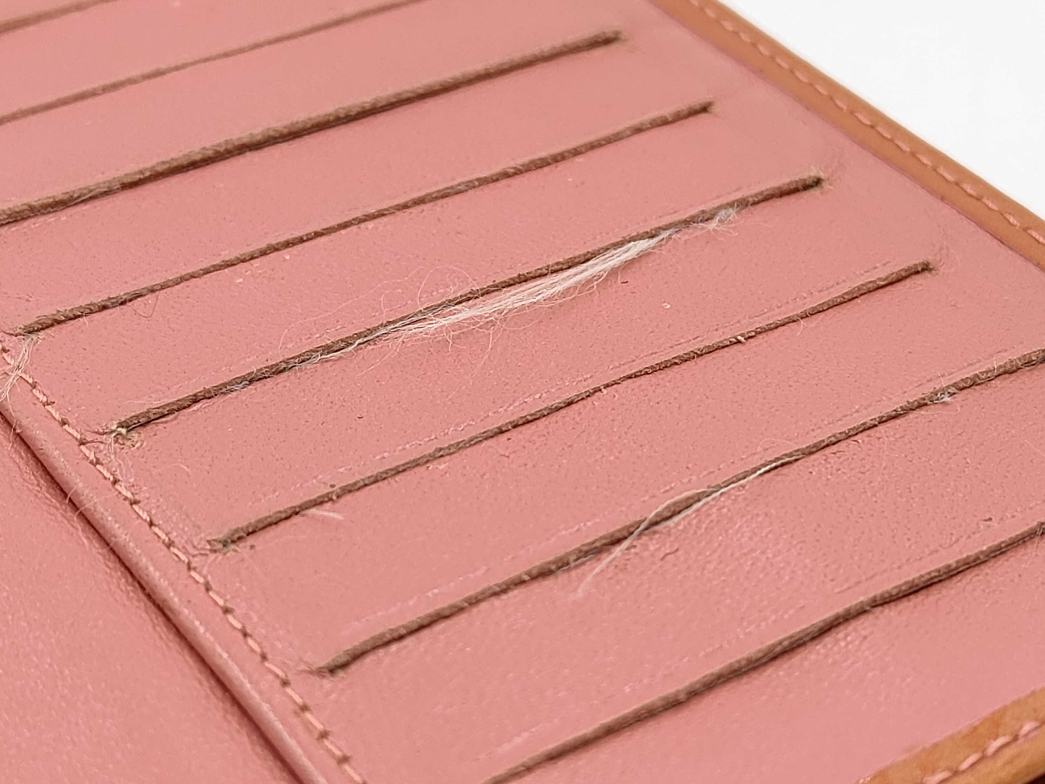 wallet, enamel, Coco mark, orange-toned wallet — view 6