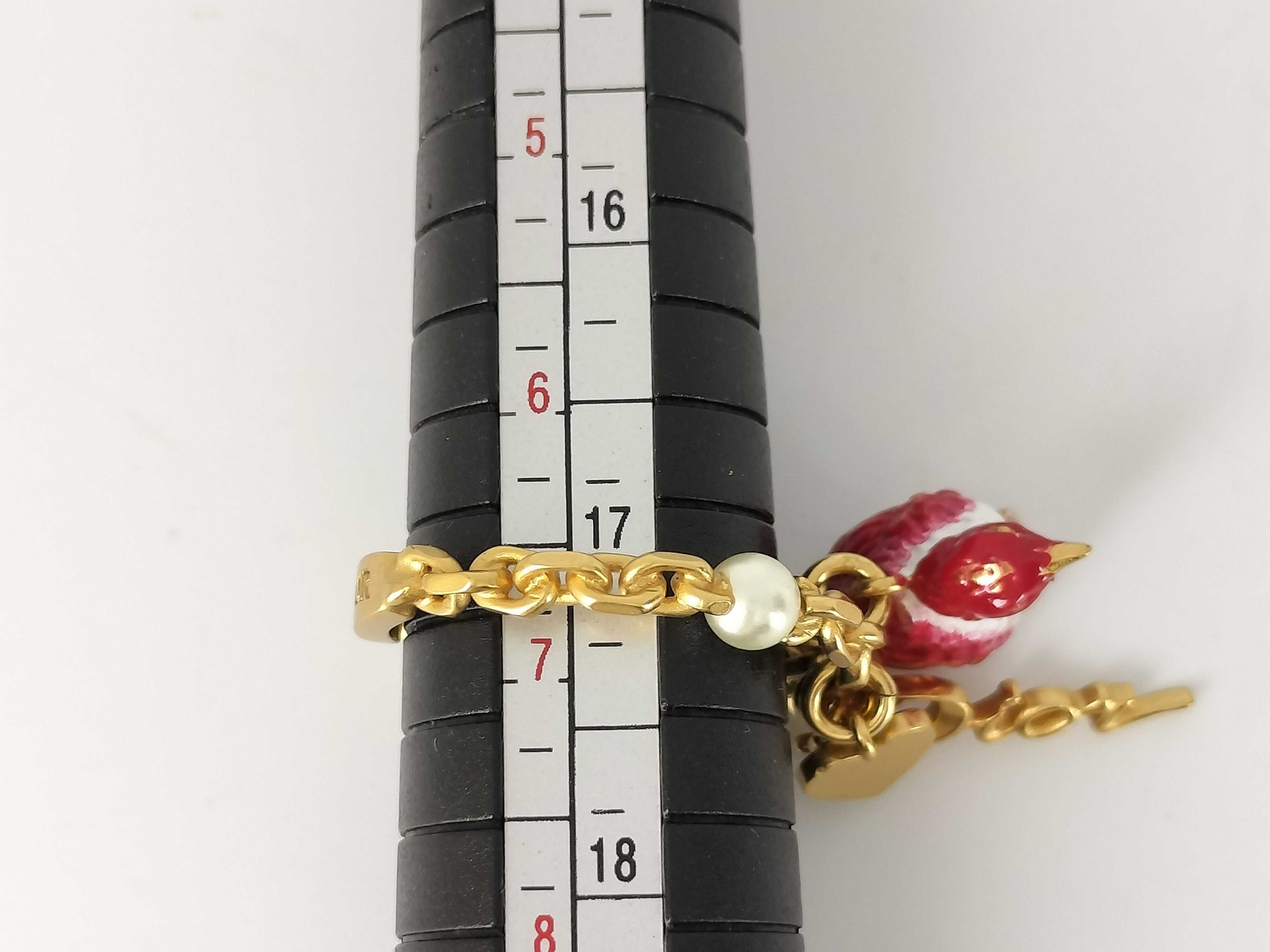 Bird Charm Pearl Ring, Size M — view 6