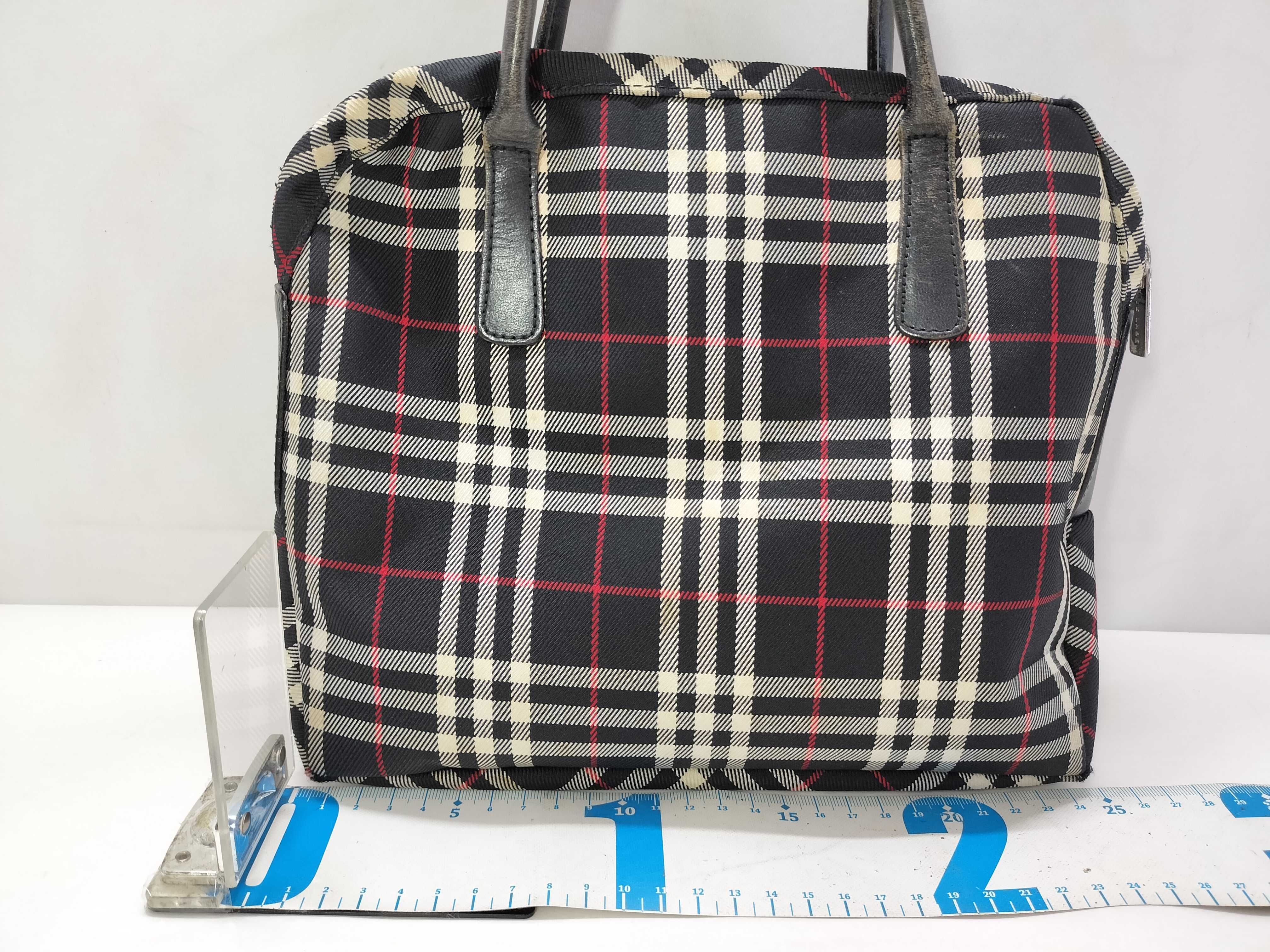 Nova Check Shoulder Bag, Navy Handbag — view 2