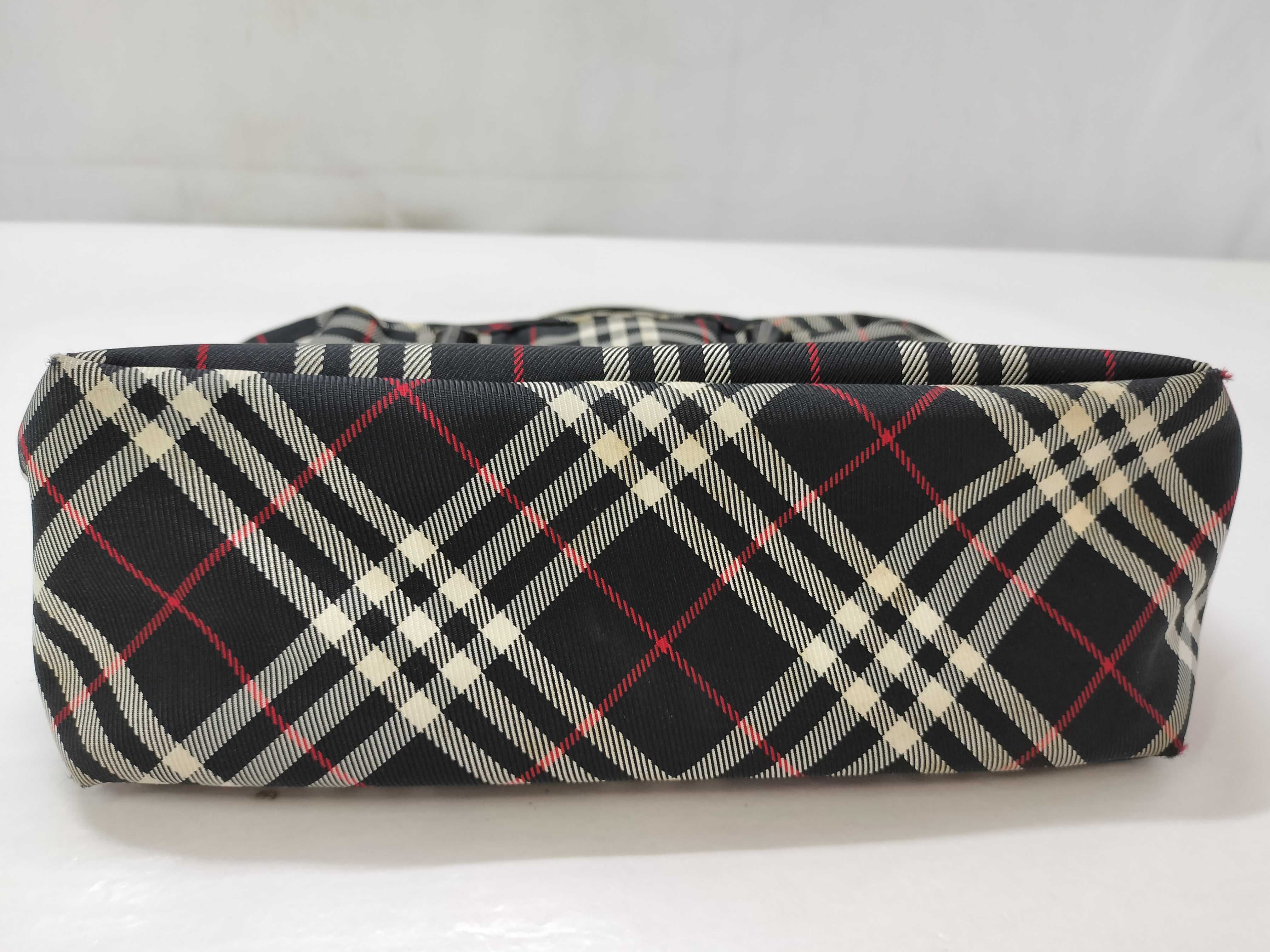 Nova Check Shoulder Bag, Navy Handbag — view 14