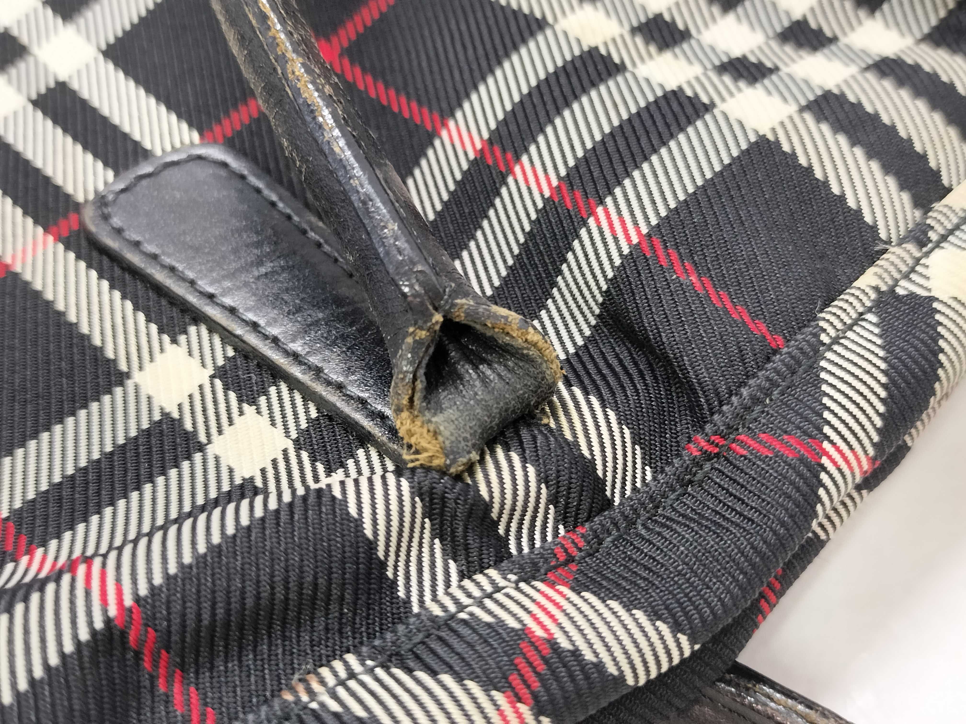 Nova Check Shoulder Bag, Navy Handbag — view 5