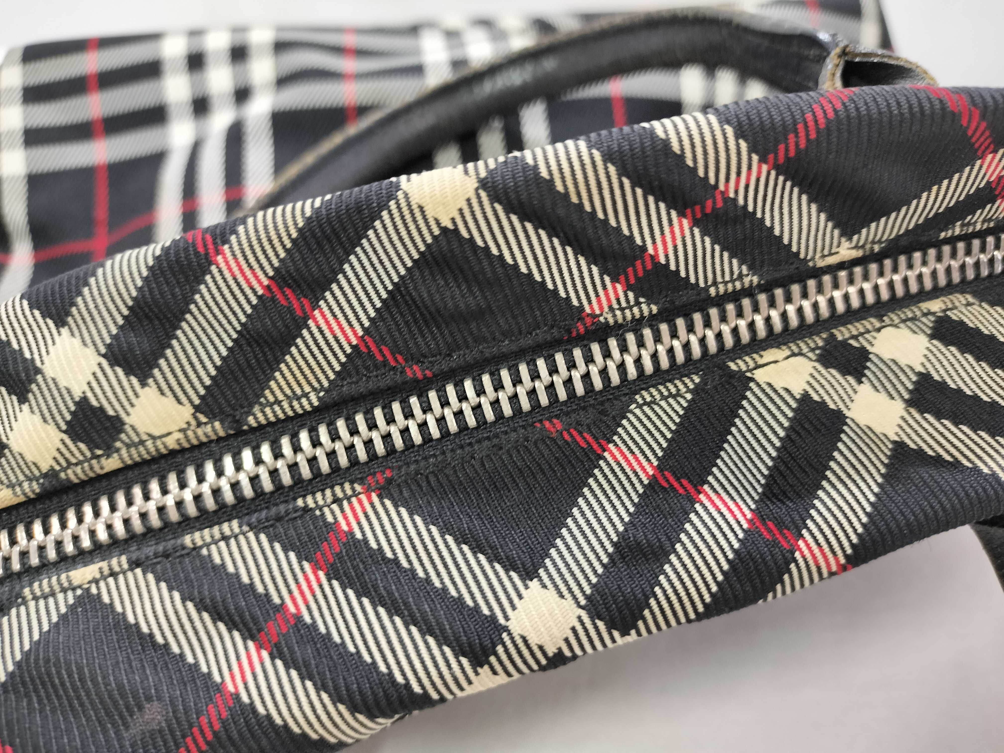 Nova Check Shoulder Bag, Navy Handbag — view 6