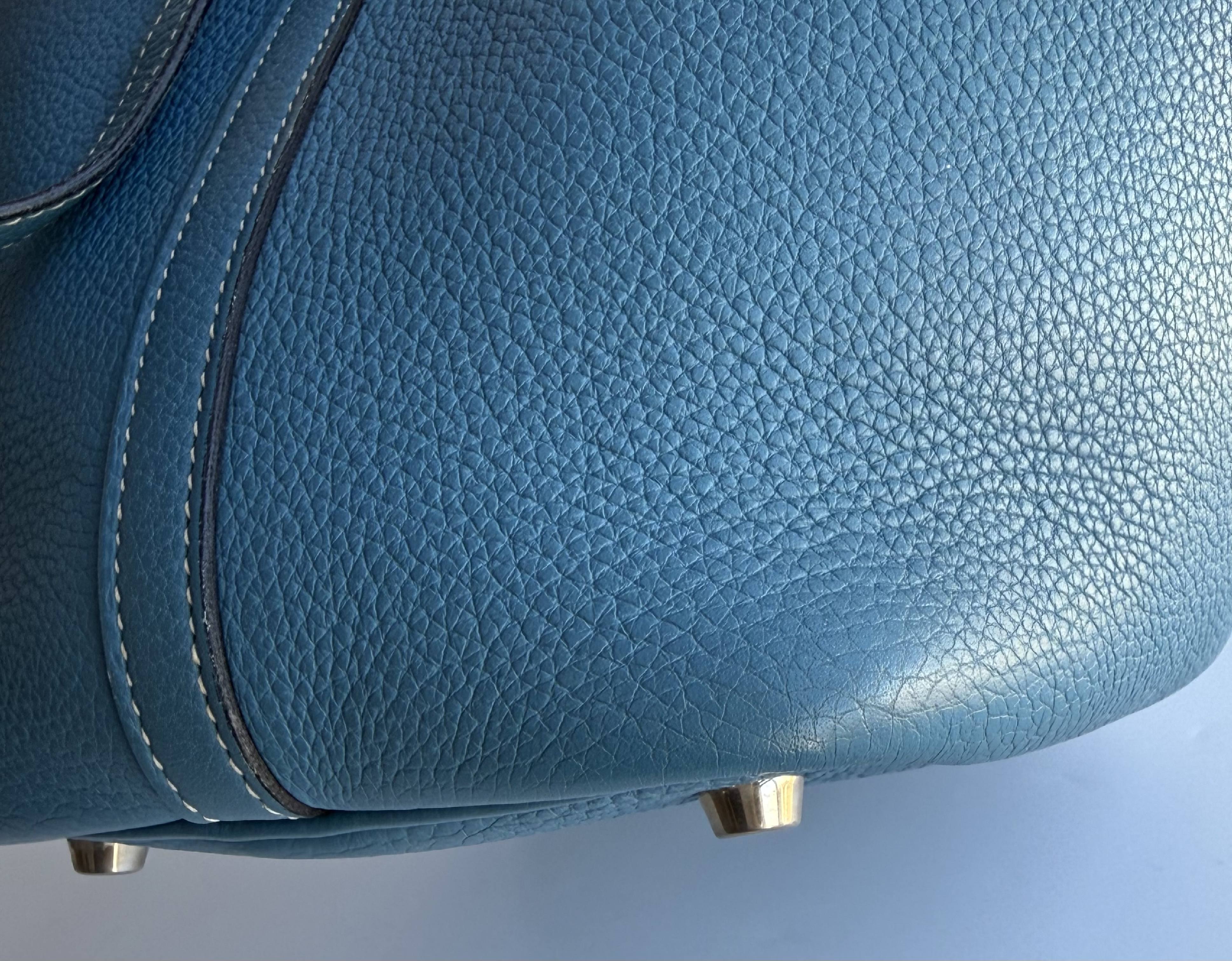 Picotin PM Blue Handbag — view 3