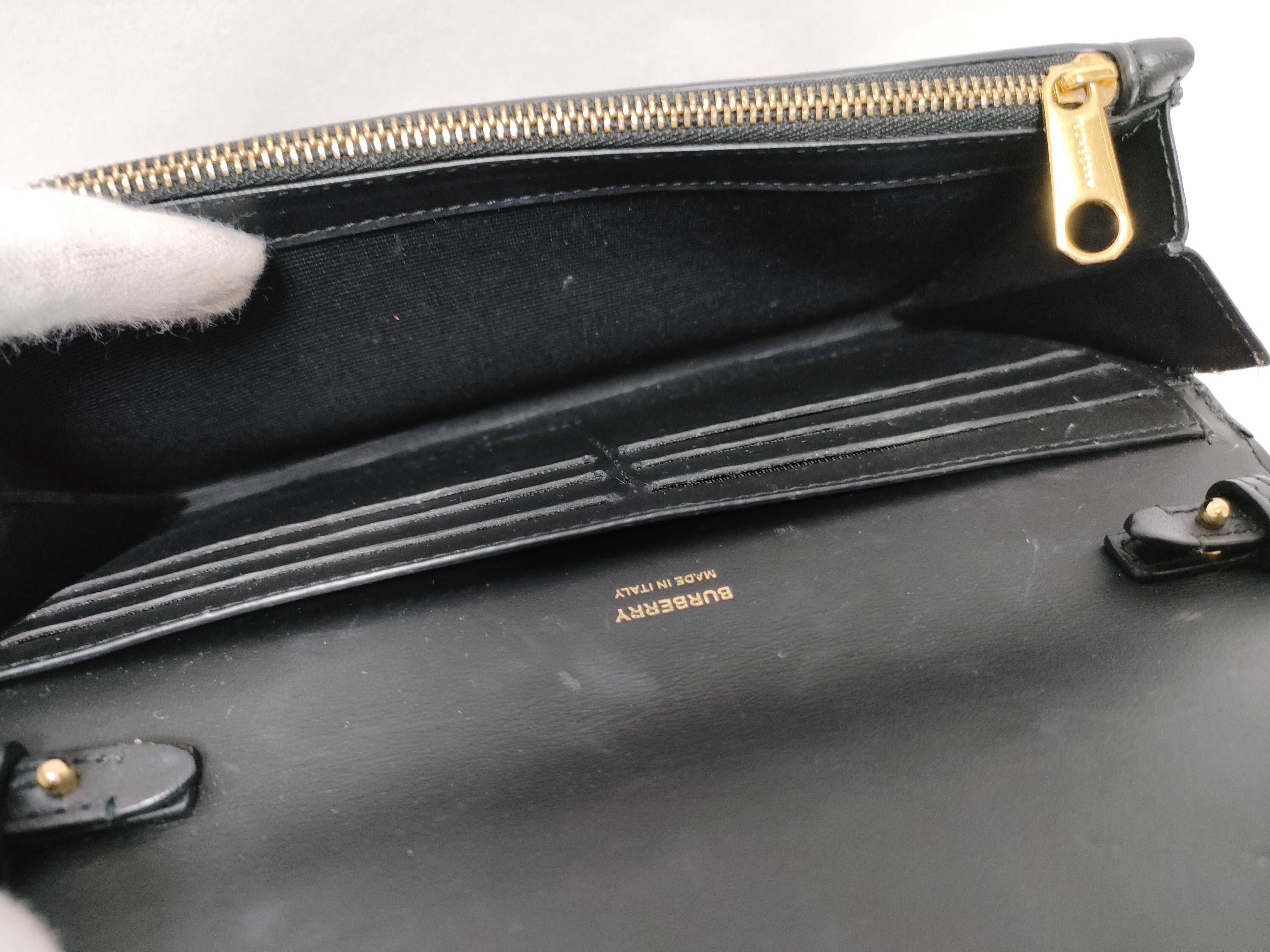 Lola Leather Chain Wallet Shoulder Bag — view 12