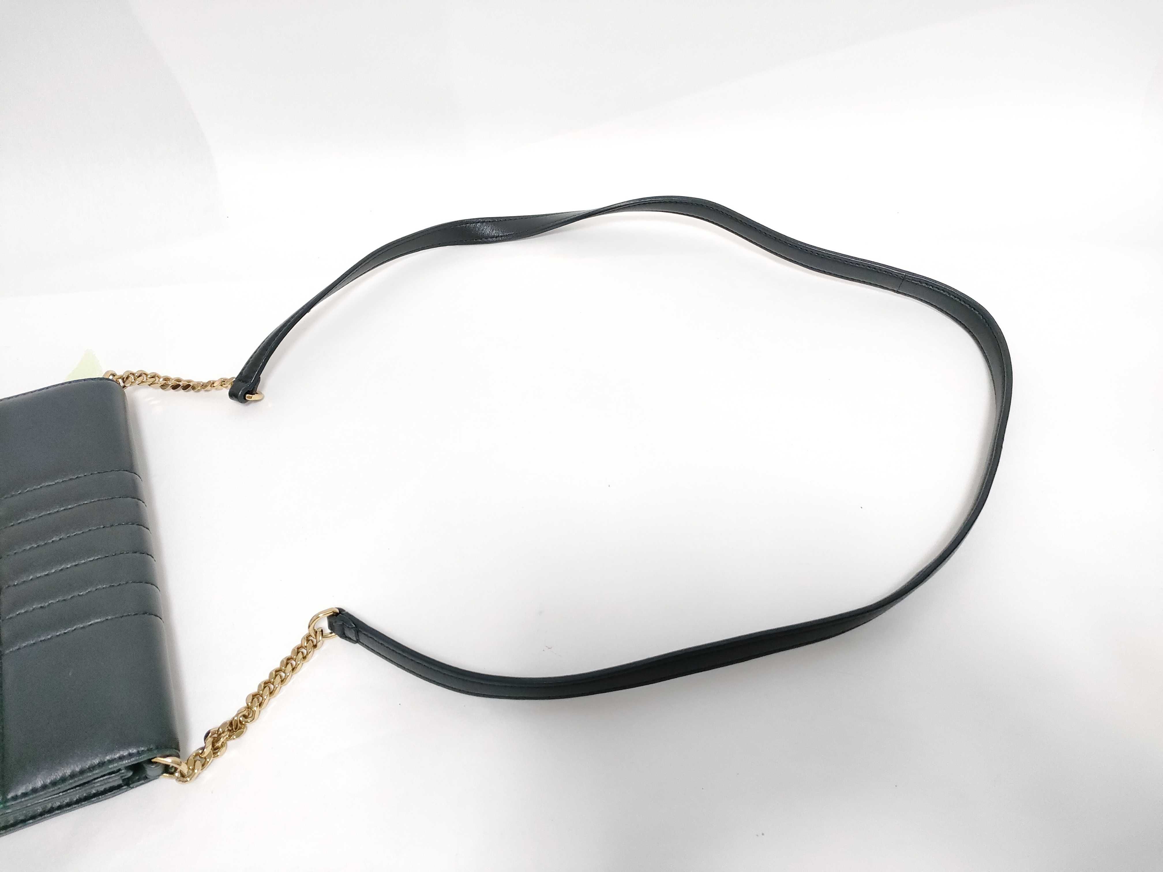 Lola Leather Chain Wallet Shoulder Bag — view 3
