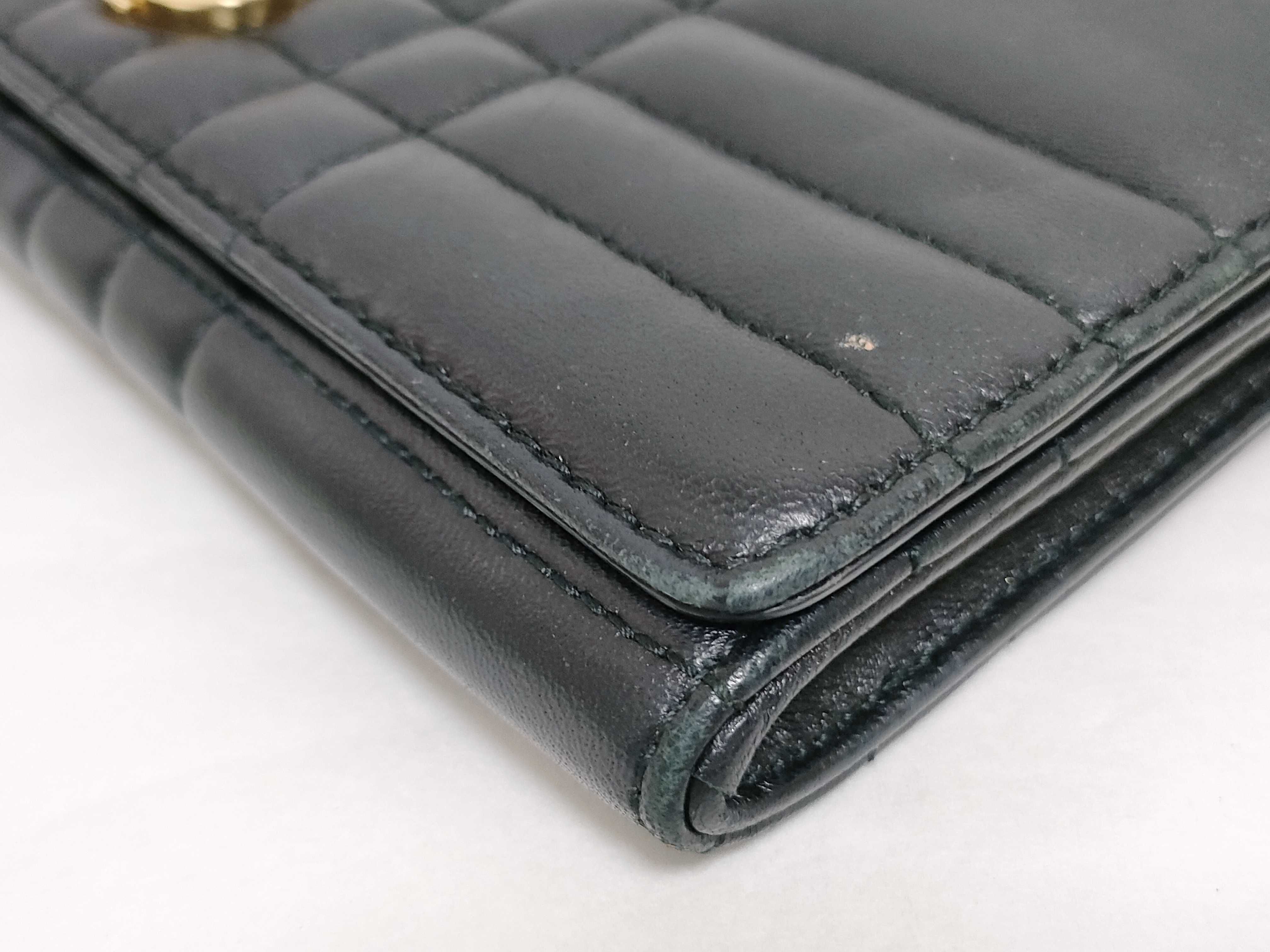 Lola Leather Chain Wallet Shoulder Bag — view 6