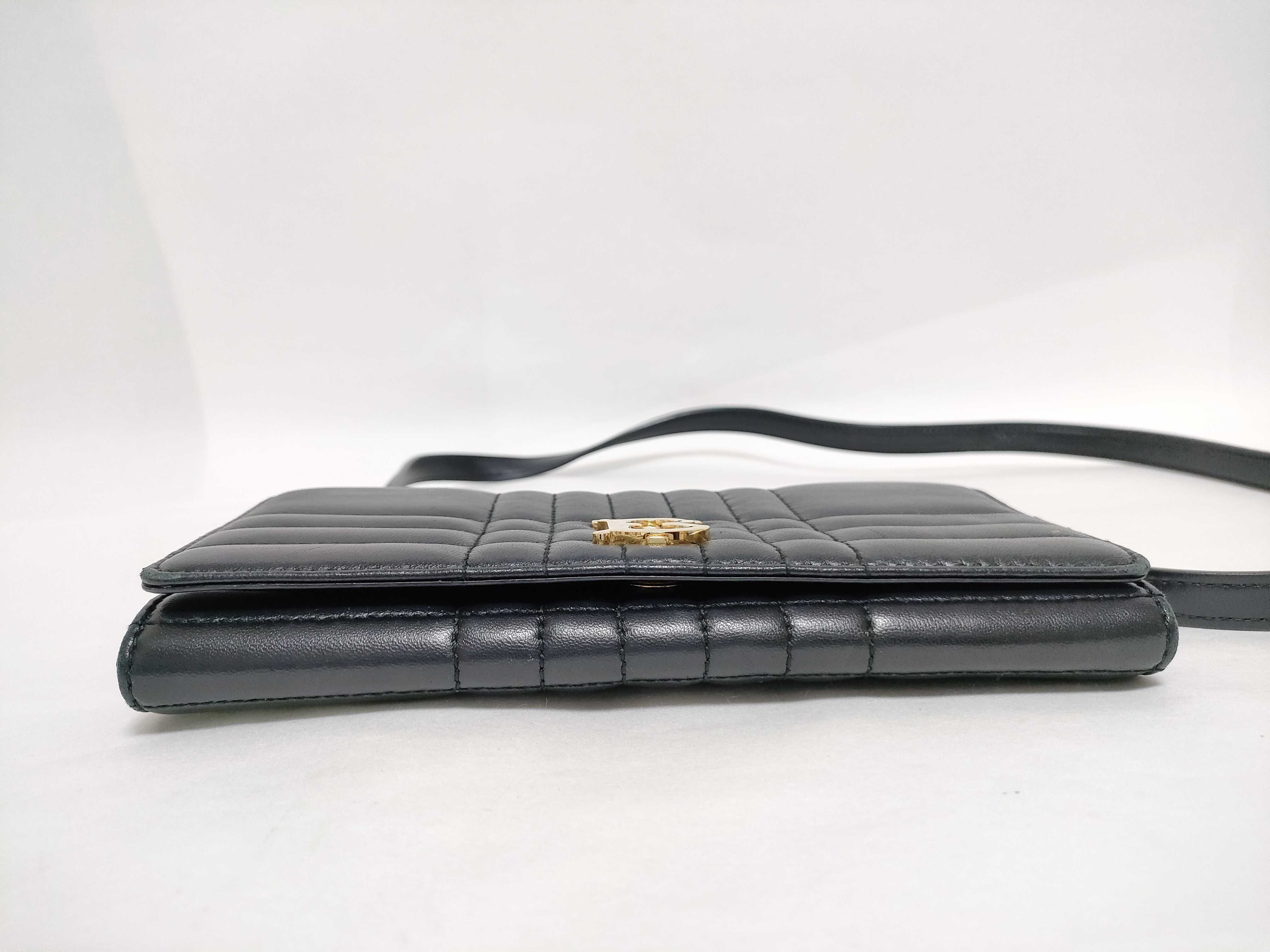 Lola Leather Chain Wallet Shoulder Bag — view 7