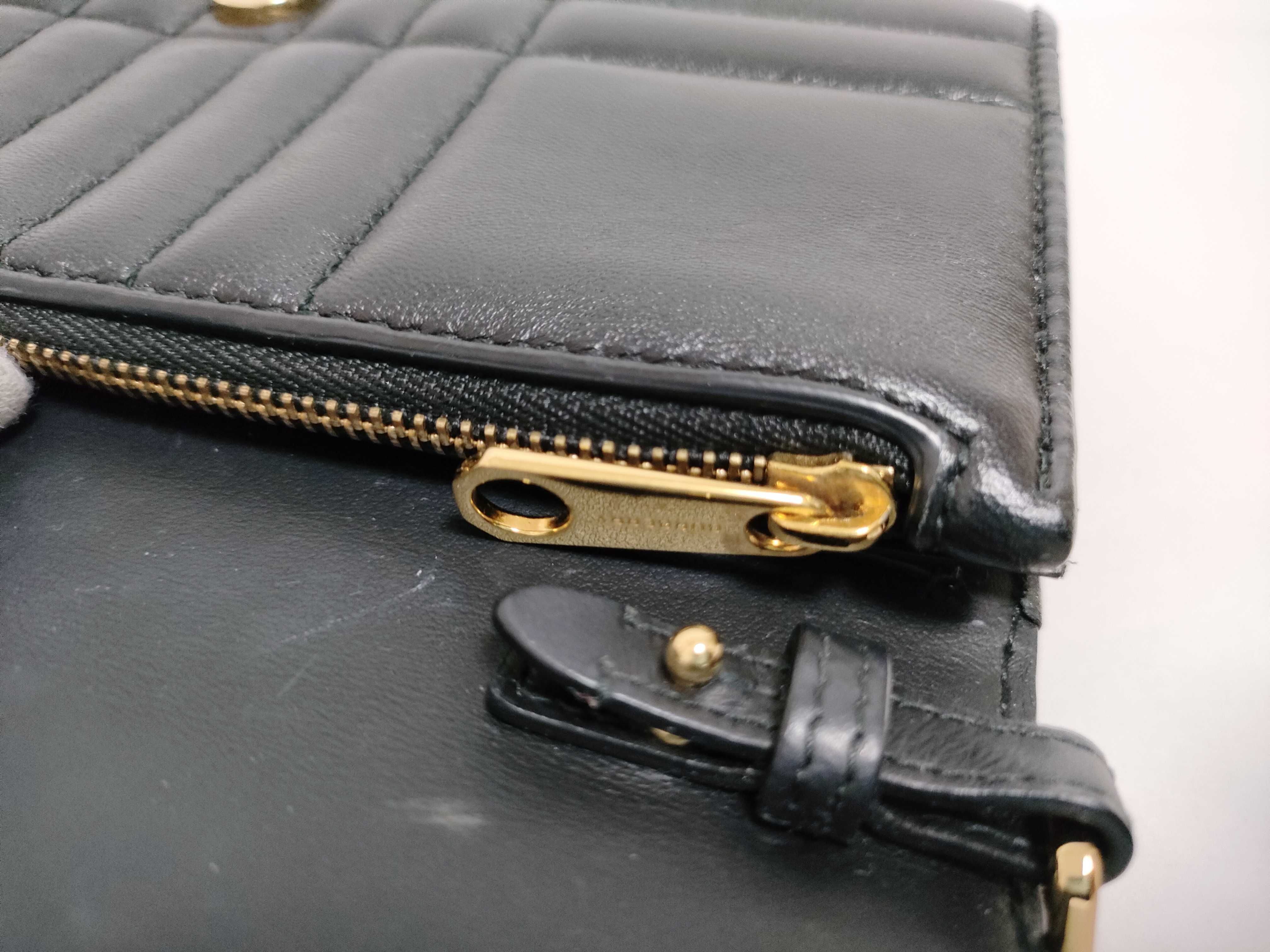 Lola Leather Chain Wallet Shoulder Bag — view 9