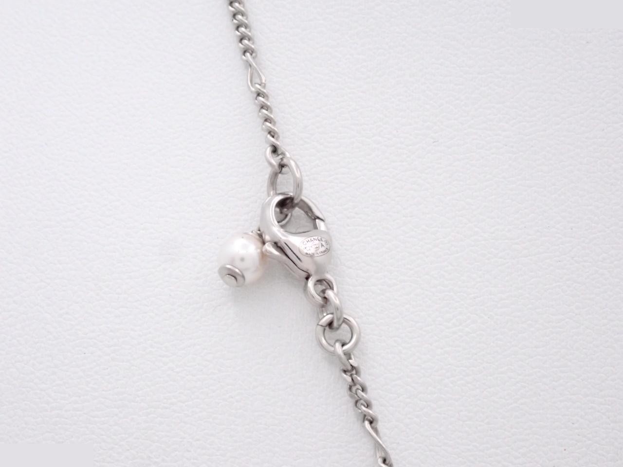 C21A Coco Mark Rhinestone Necklace — view 2