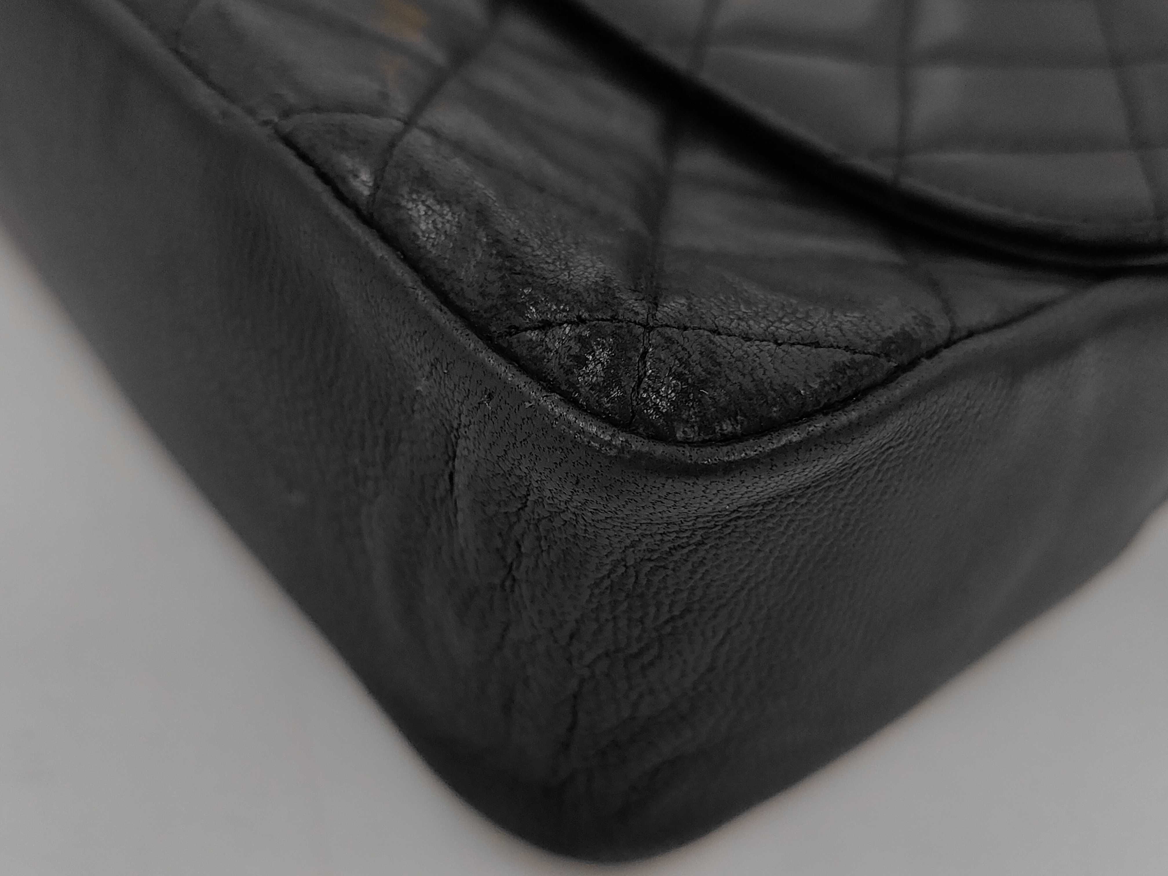 Matelassé Lambskin Double Chain Shoulder Bag (with original seal, serial number 0) — view 3