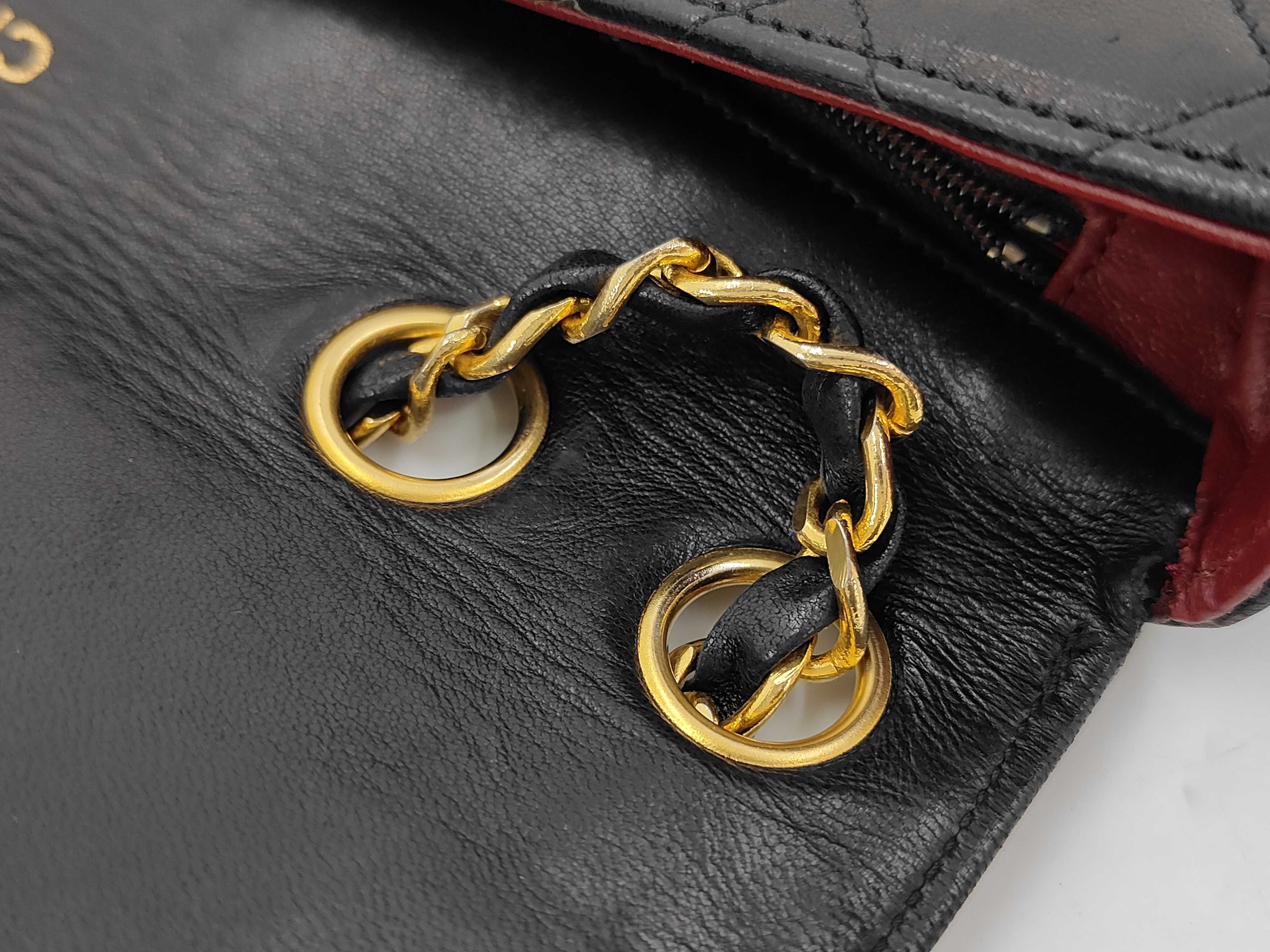 Matelassé Lambskin Double Chain Shoulder Bag (with original seal, serial number 0) — view 7