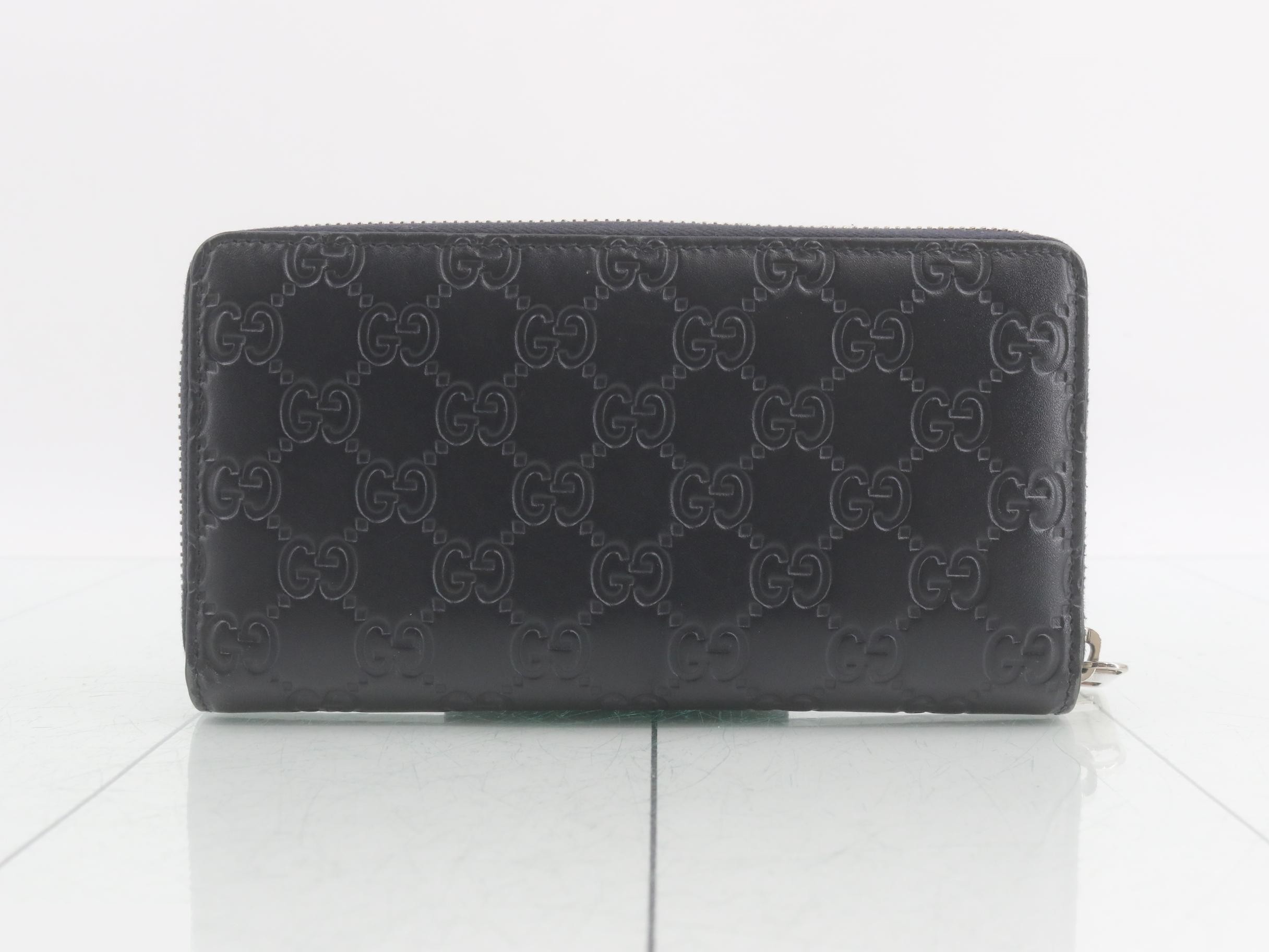 Guccissima round zipper long wallet — view 2