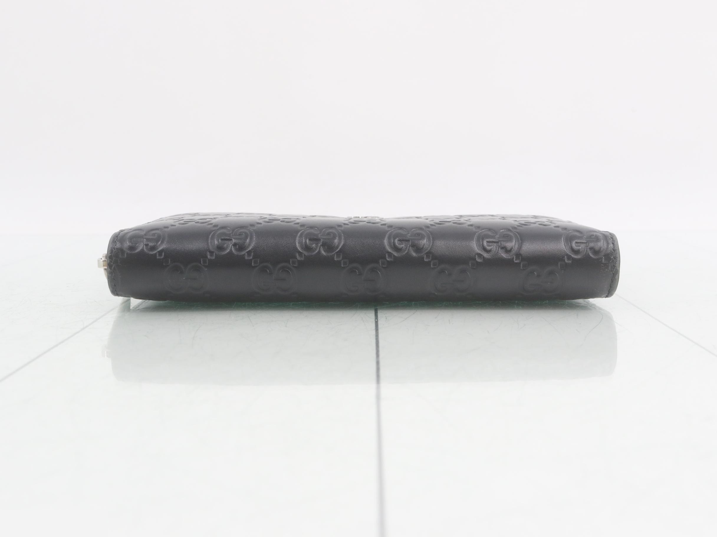 Guccissima round zipper long wallet — view 3