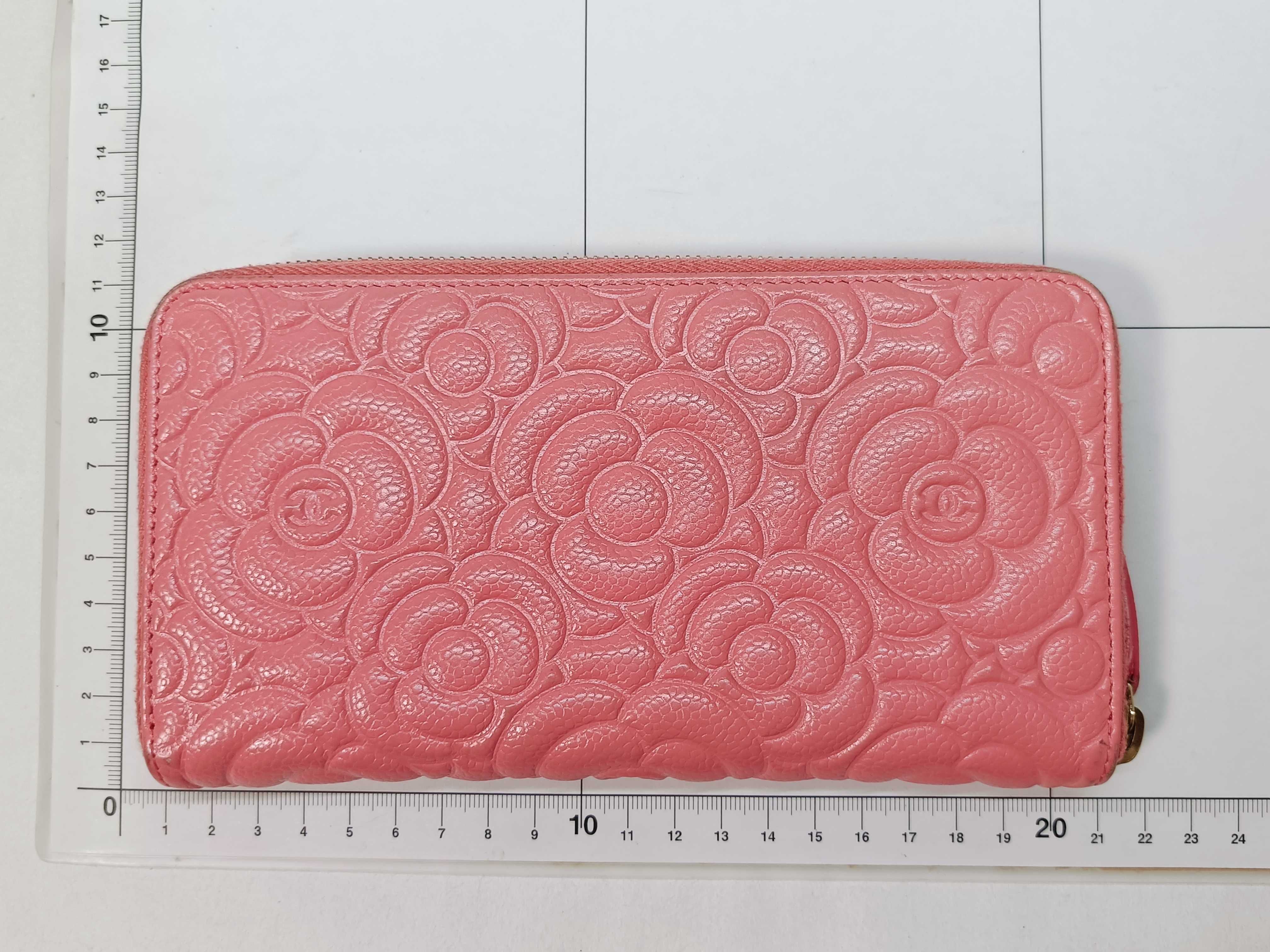 Camellia Long Wallet, Round Zip Wallet — view 2