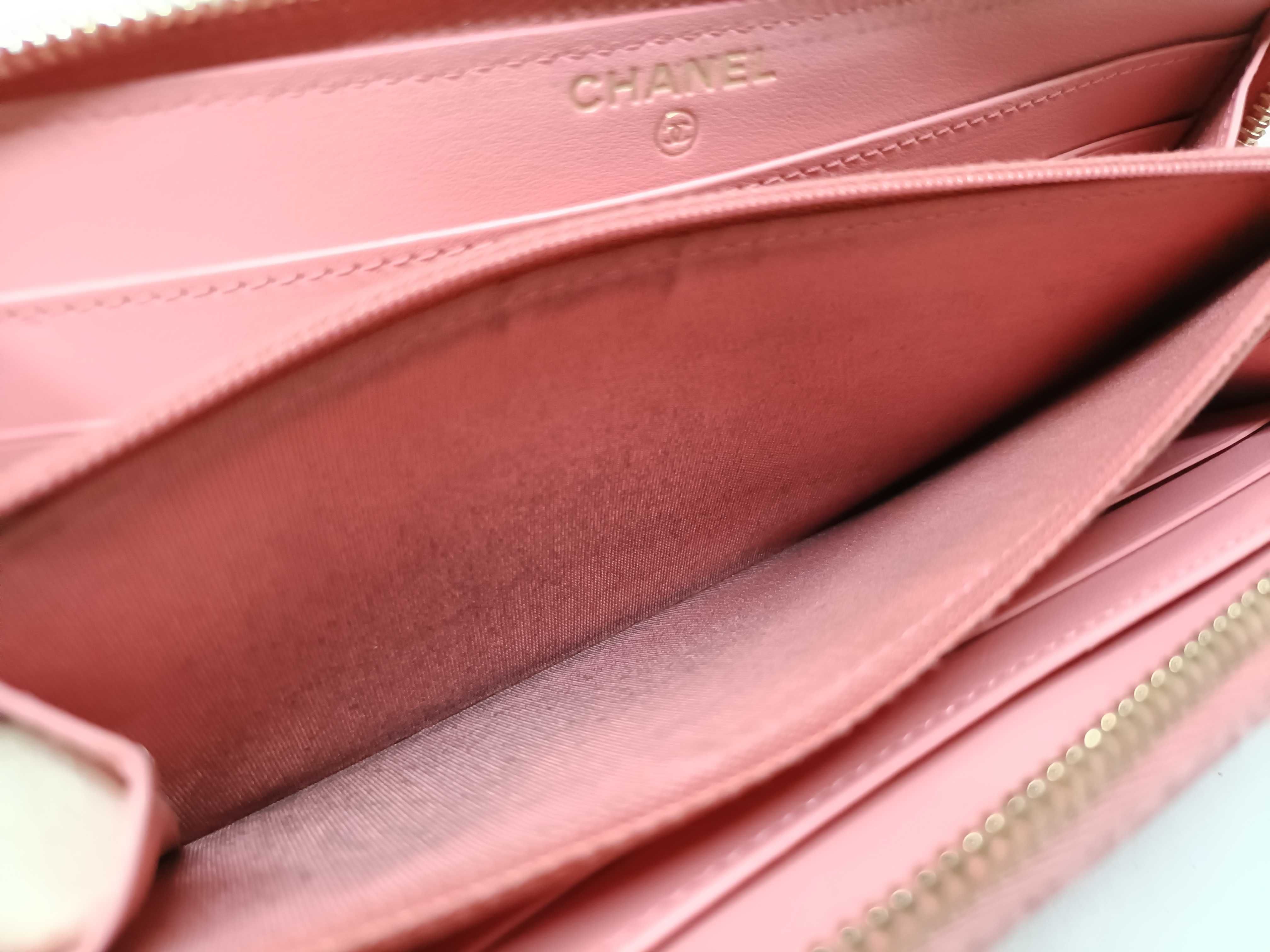 Camellia Long Wallet, Round Zip Wallet — view 11