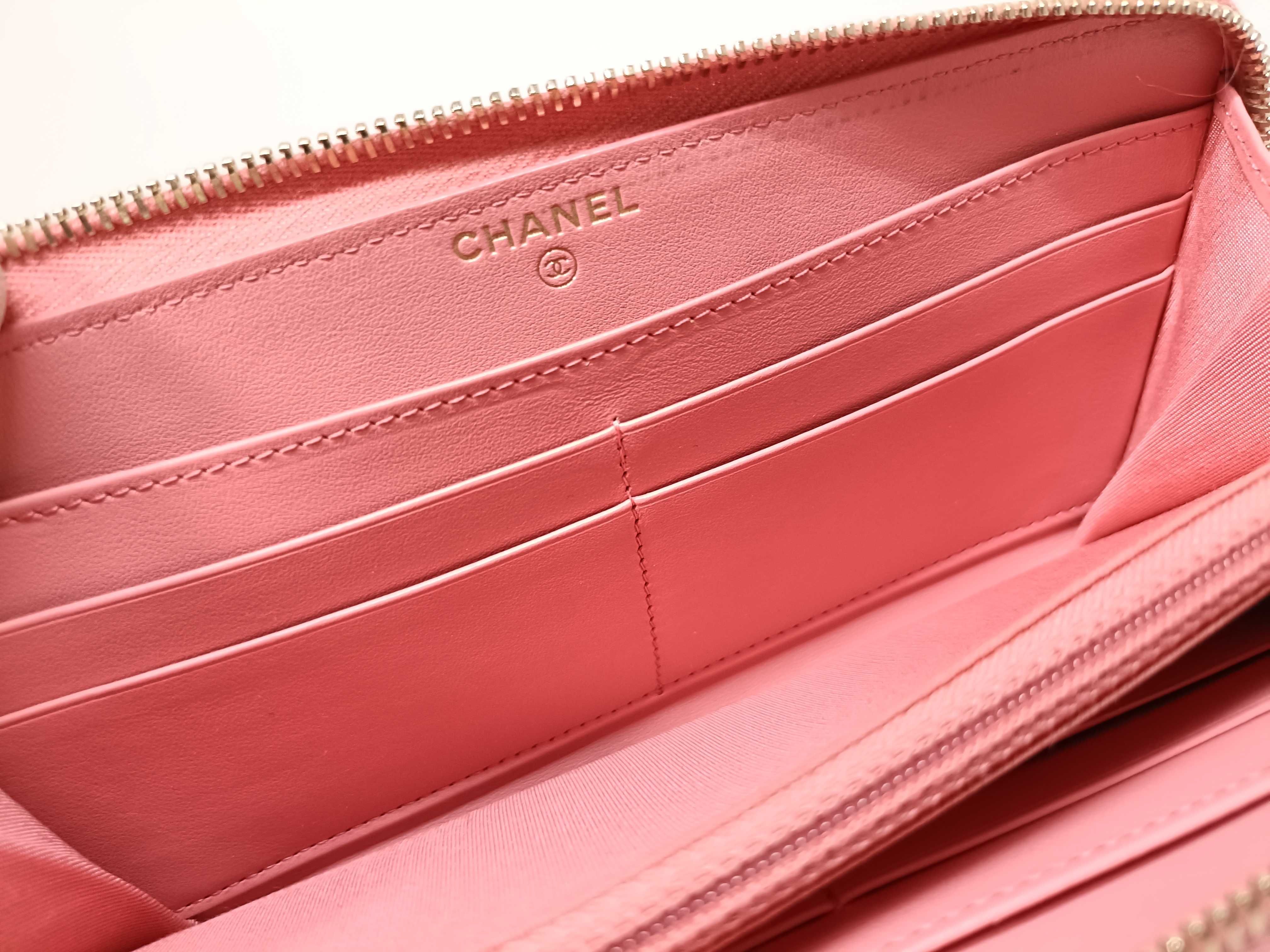 Camellia Long Wallet, Round Zip Wallet — view 13