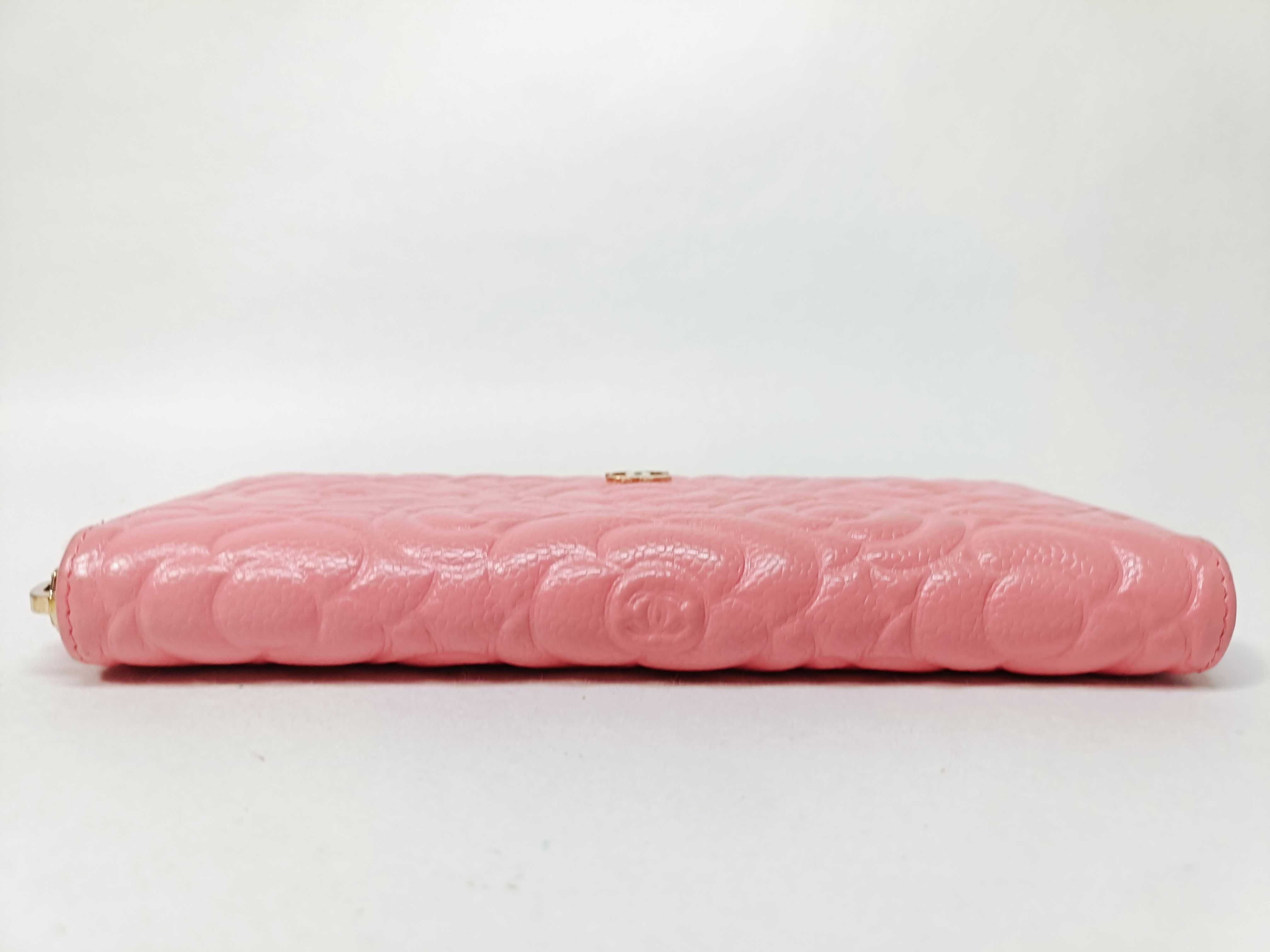 Camellia Long Wallet, Round Zip Wallet — view 5