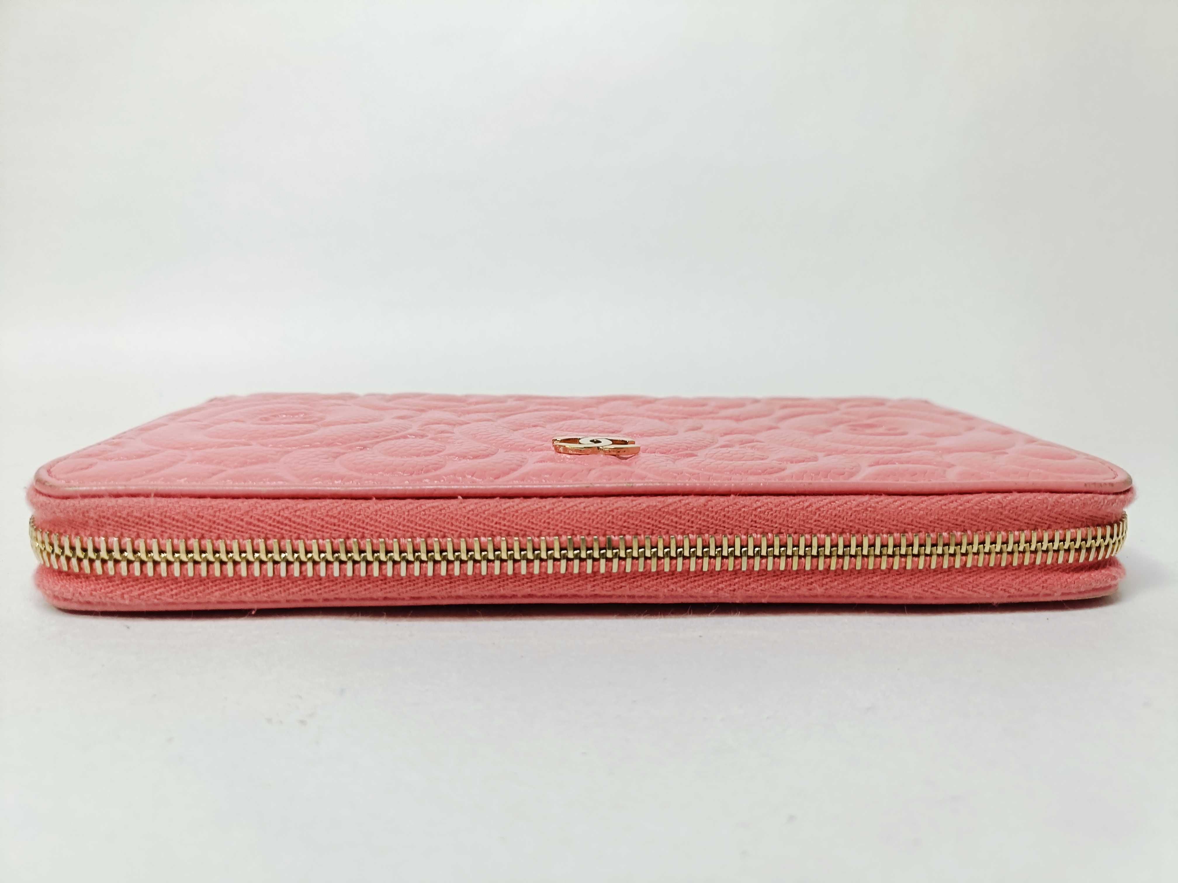 Camellia Long Wallet, Round Zip Wallet — view 6
