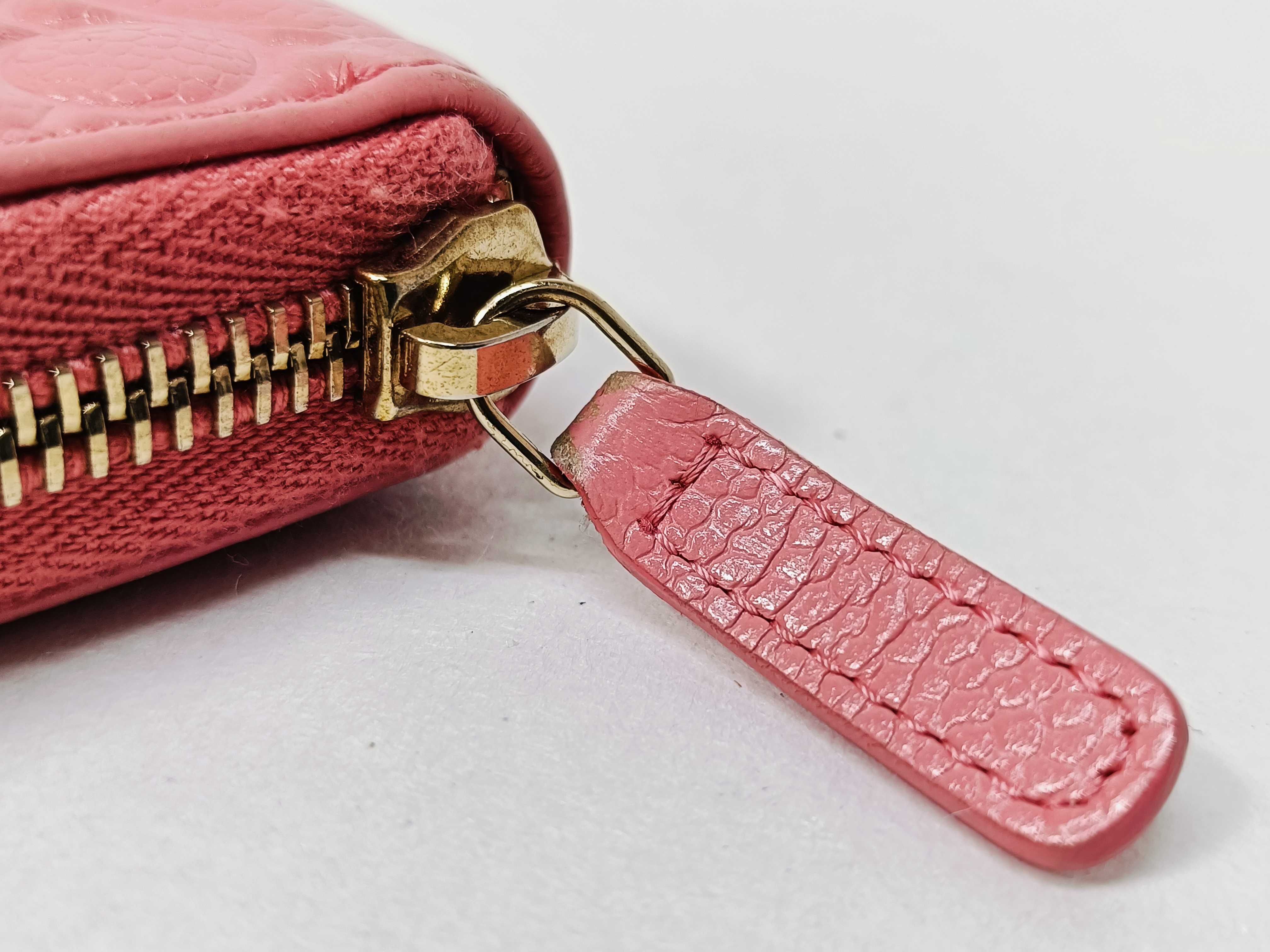 Camellia Long Wallet, Round Zip Wallet — view 7