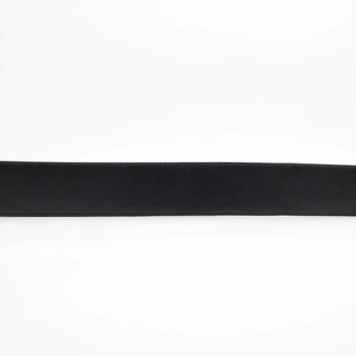 M0353 LV Circle BC3290 Belt, size 80, PVC x Leather, Brown. Shows signs of wear including — view 4