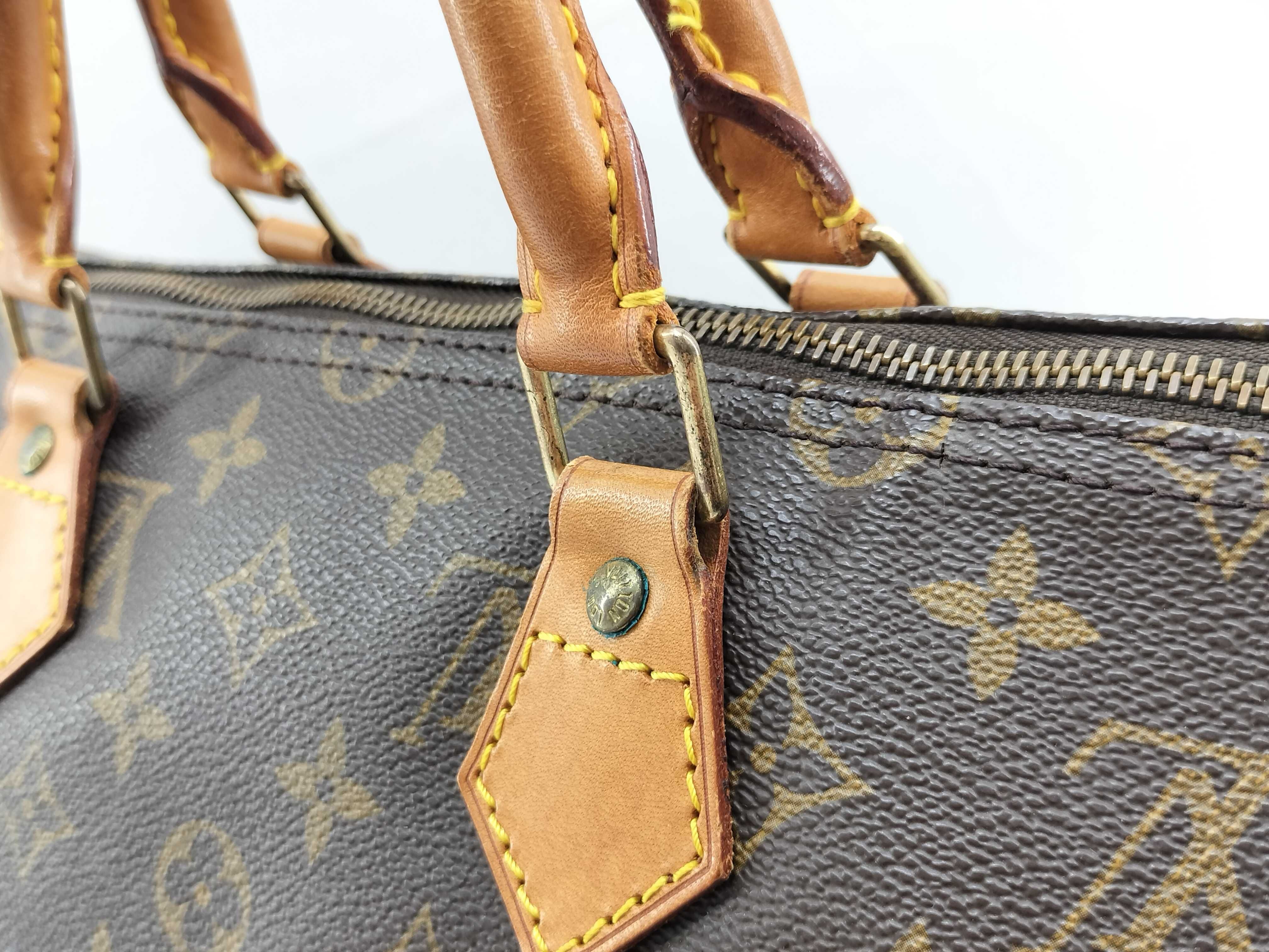 Monogram Vuitton Monogram Speedy Hand Boston Handbag — view 3