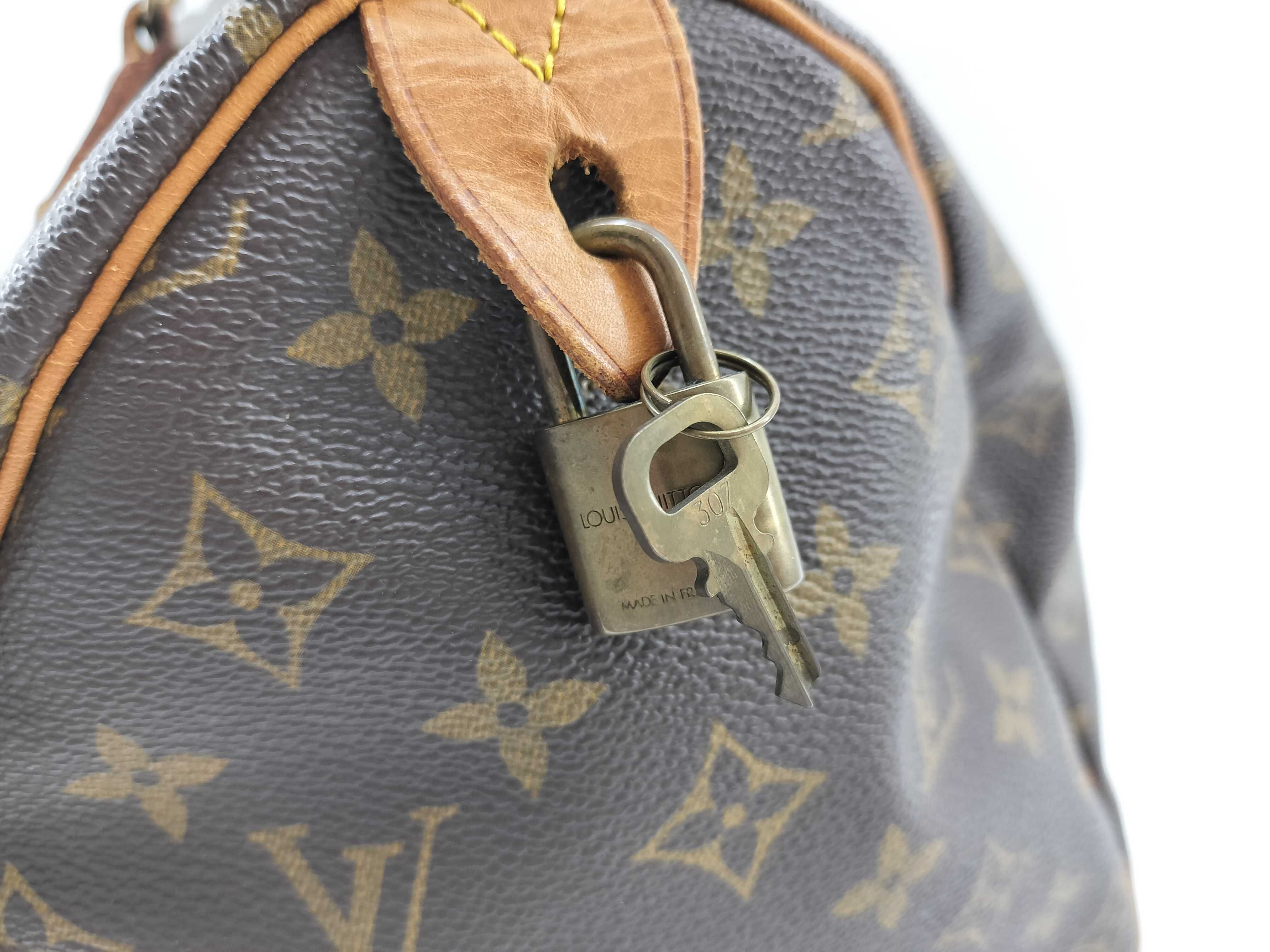 Monogram Vuitton Monogram Speedy Hand Boston Handbag — view 6
