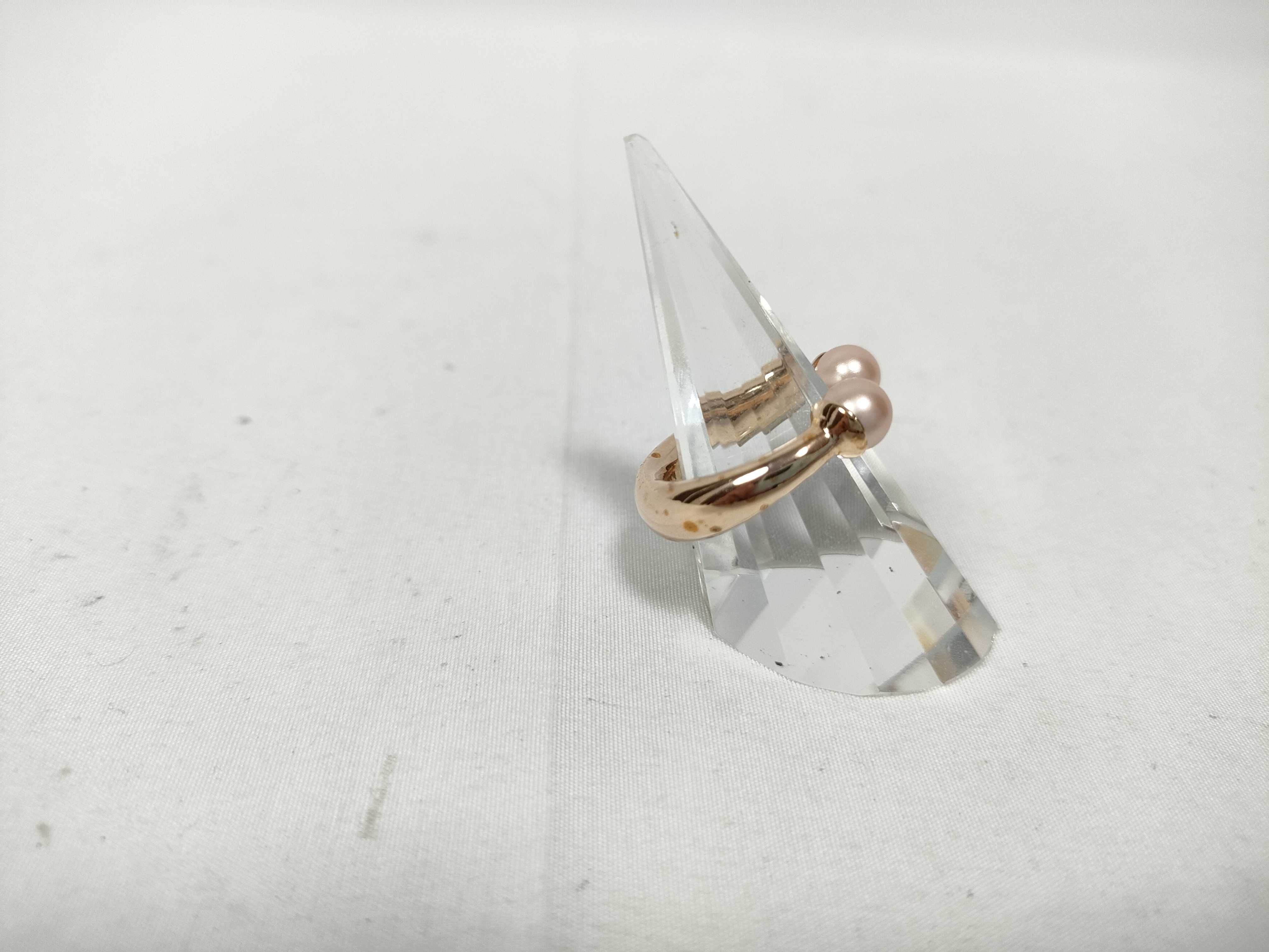 Tribal Pearl Ring, Size M — view 2
