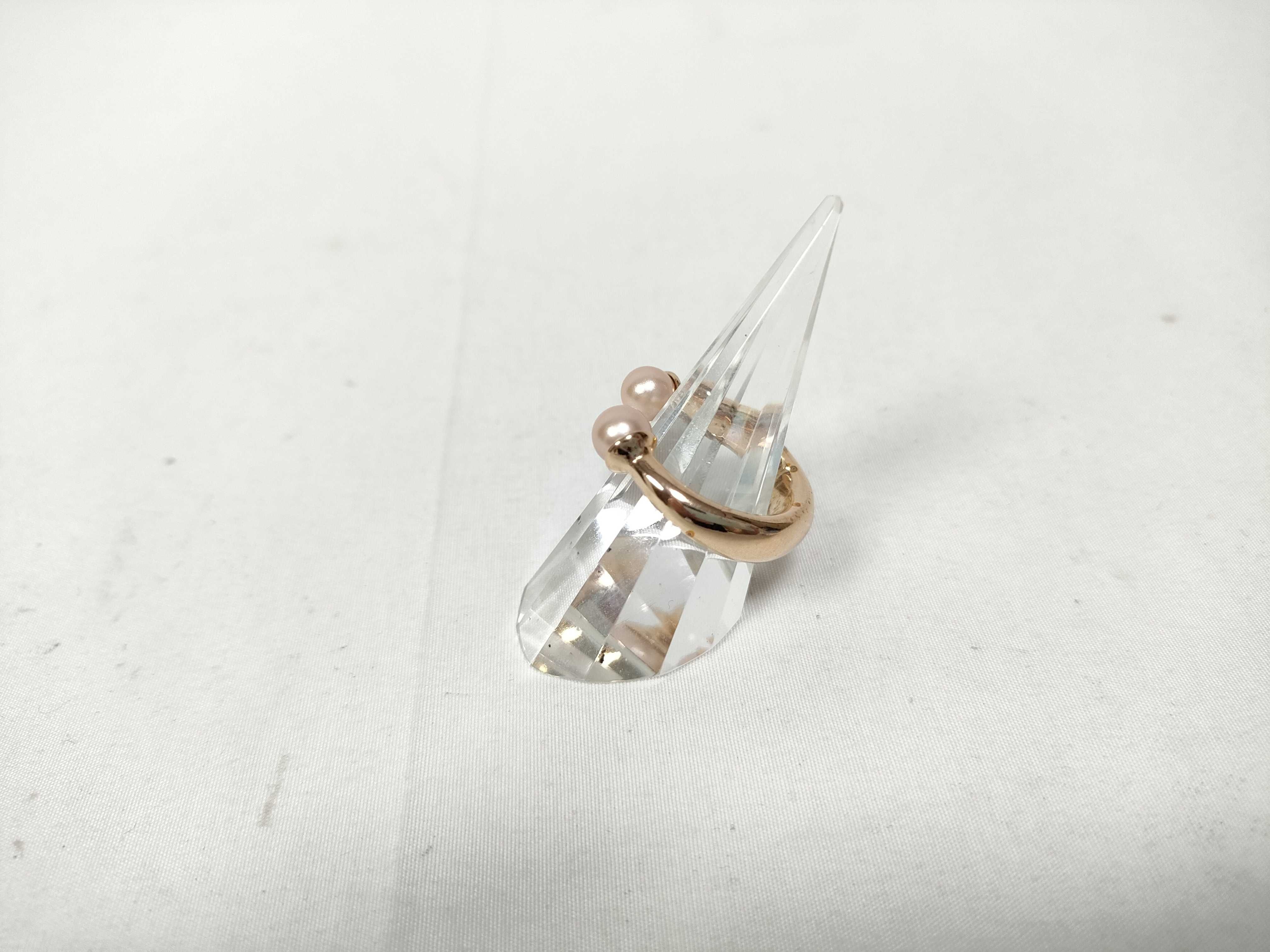 Tribal Pearl Ring, Size M — view 3