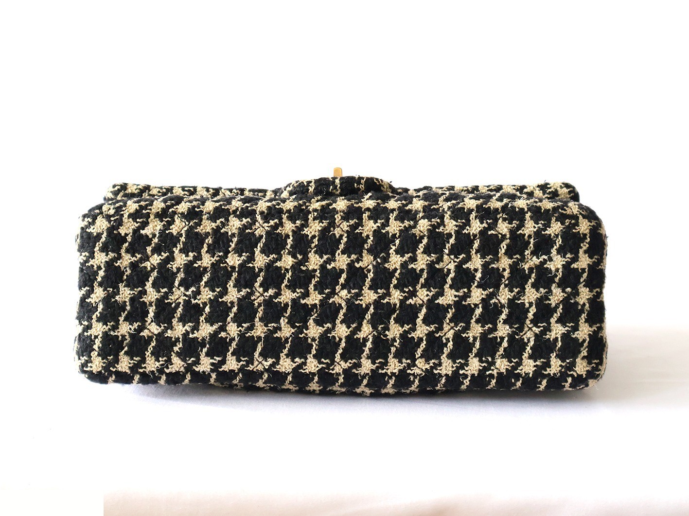 Tweed 25 Double Flap Double Chain Shoulder Bag — view 5