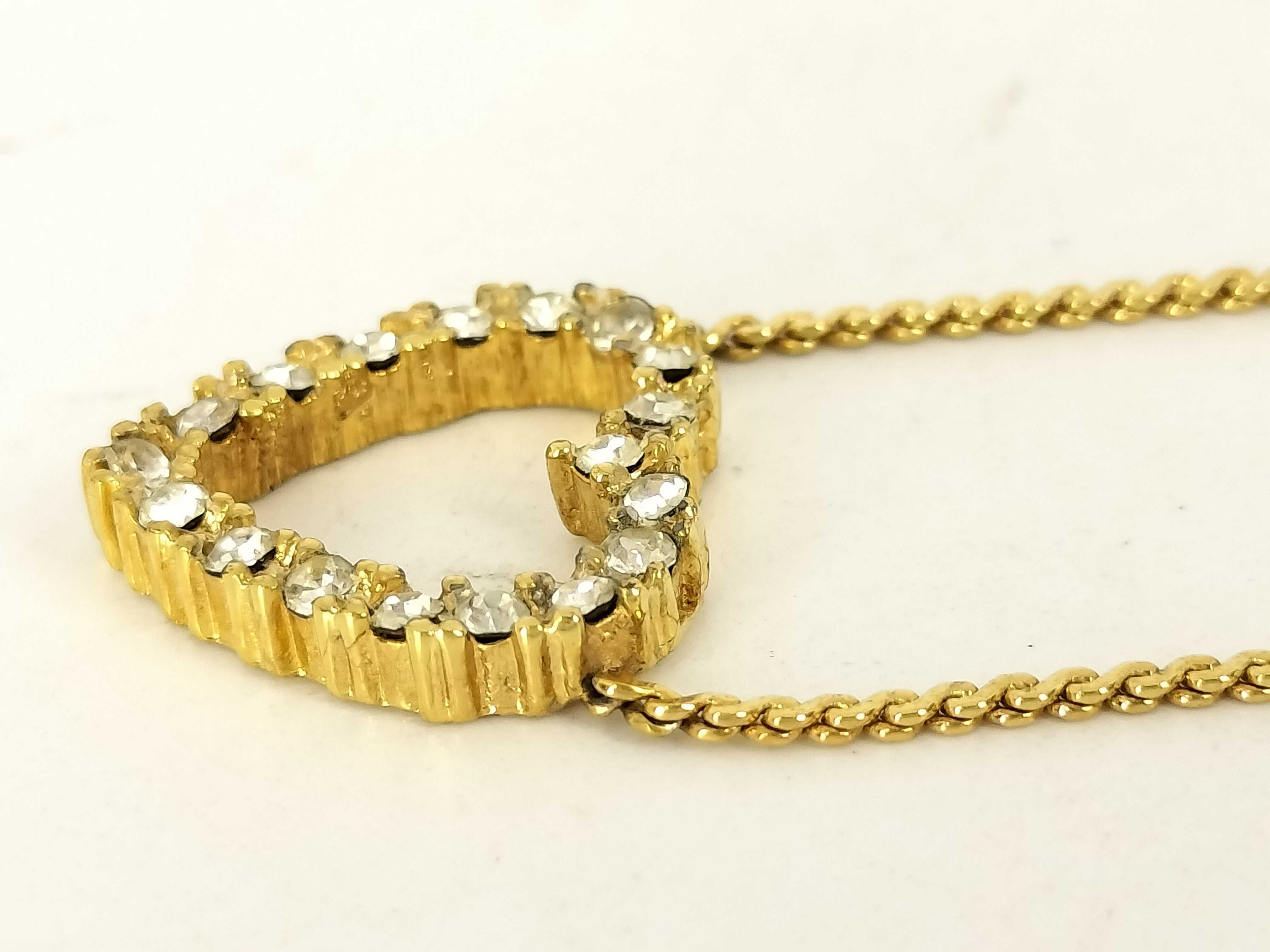 14-0826-1732 Dior rhinestone necklace, undamaged, 6,000 yen. — view 3