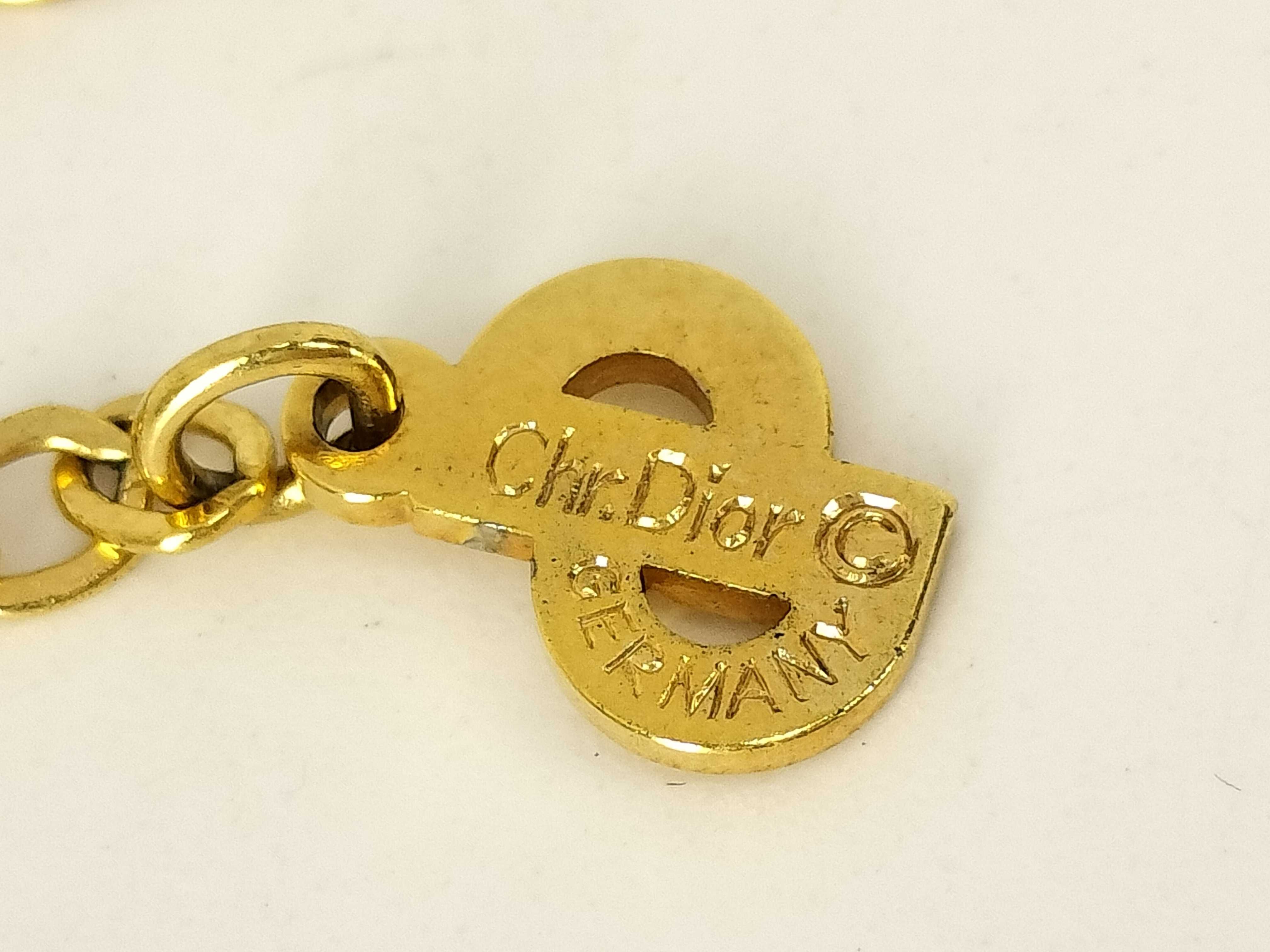 14-0826-1732 Dior rhinestone necklace, undamaged, 6,000 yen. — view 5