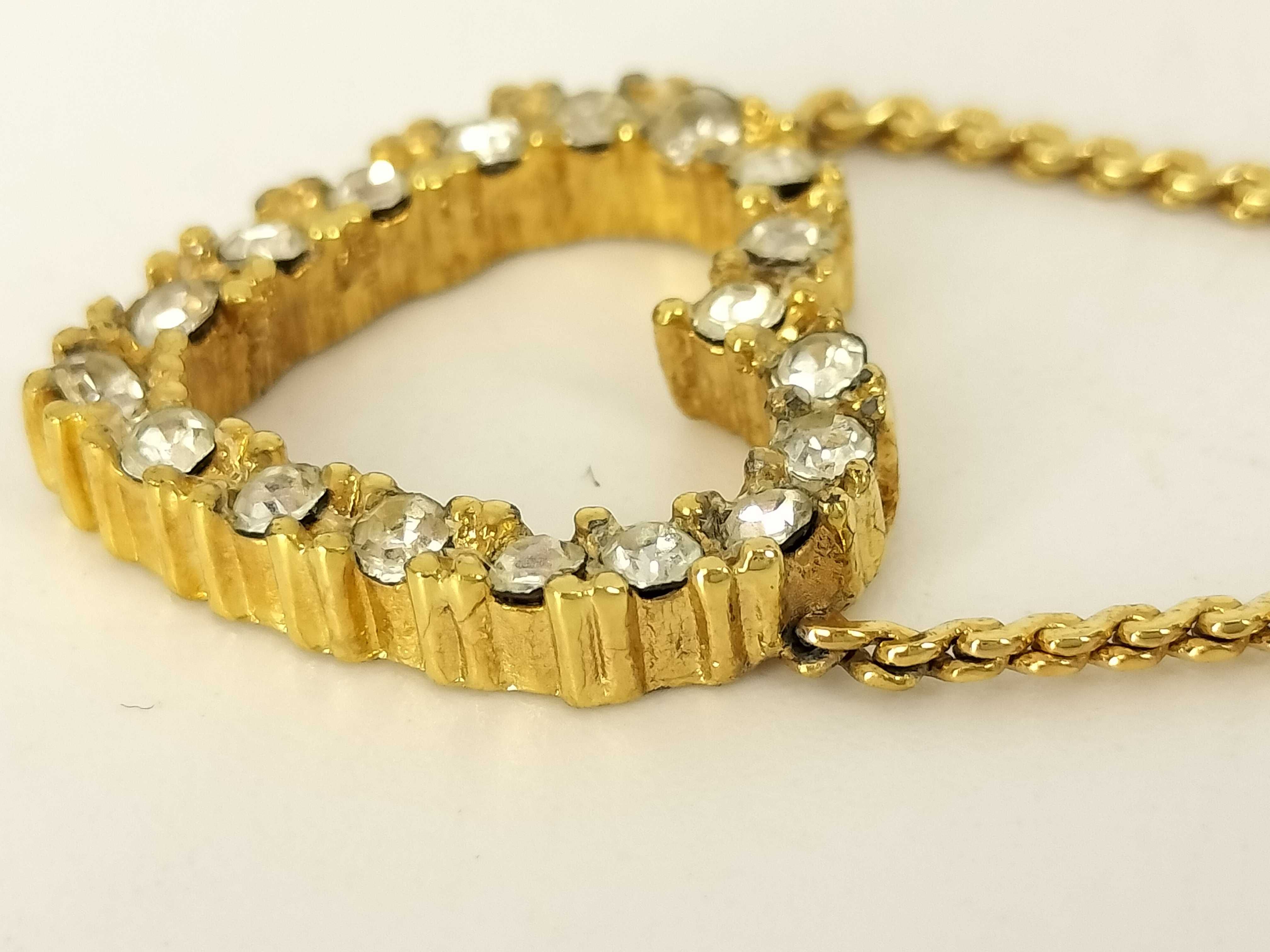 14-0826-1732 Dior rhinestone necklace, undamaged, 6,000 yen. — view 8