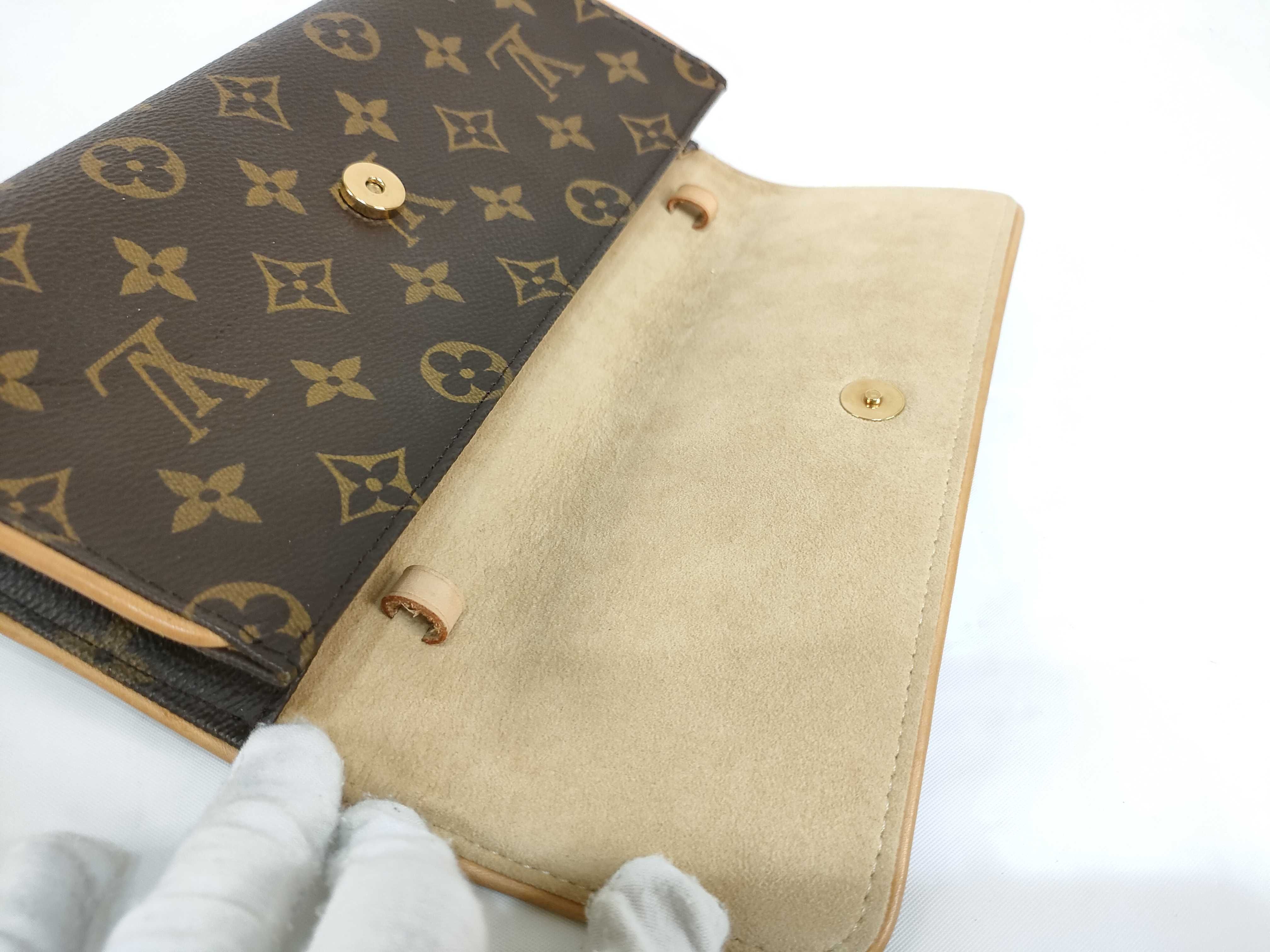 Monogram Pochette Twin GM M51852 CA1000 Shoulder Bag with Strap — view 7