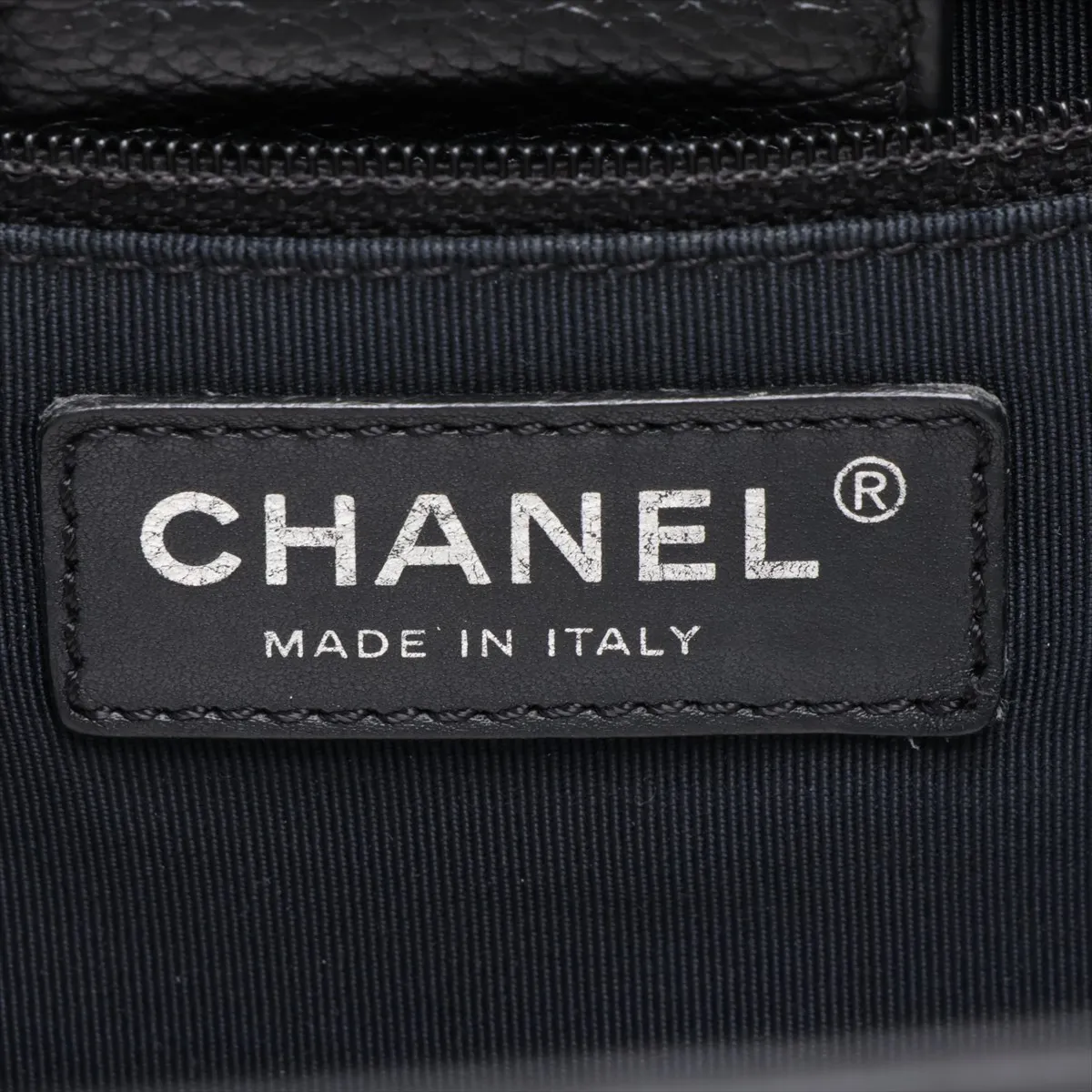 Executive Leather 2-Way Handbag, Black with Silver Hardware, Item No. 13784104 (Serial Number 13) — view 14