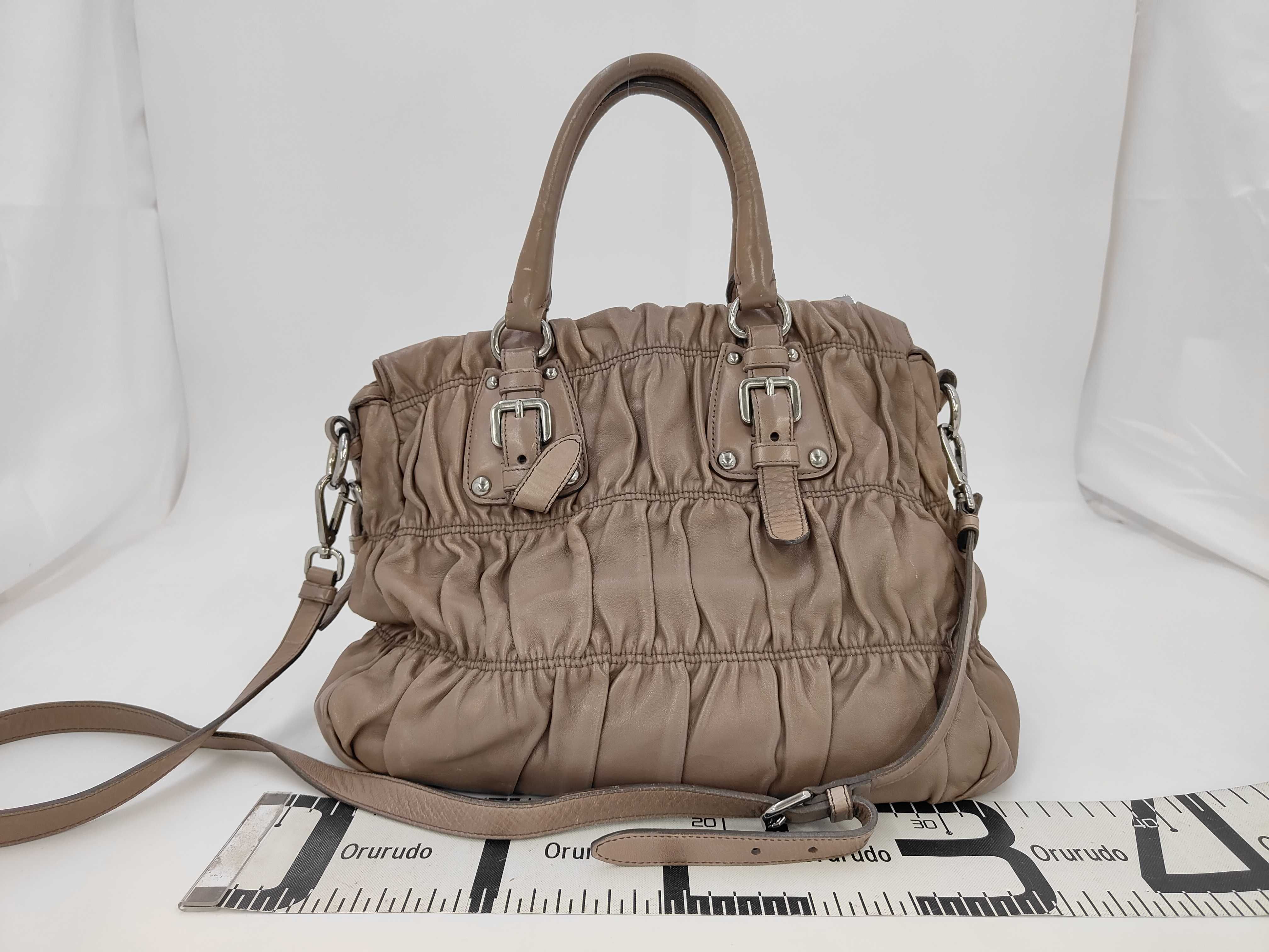 Gathered Handbag 2-way Shoulder Bag — view 2