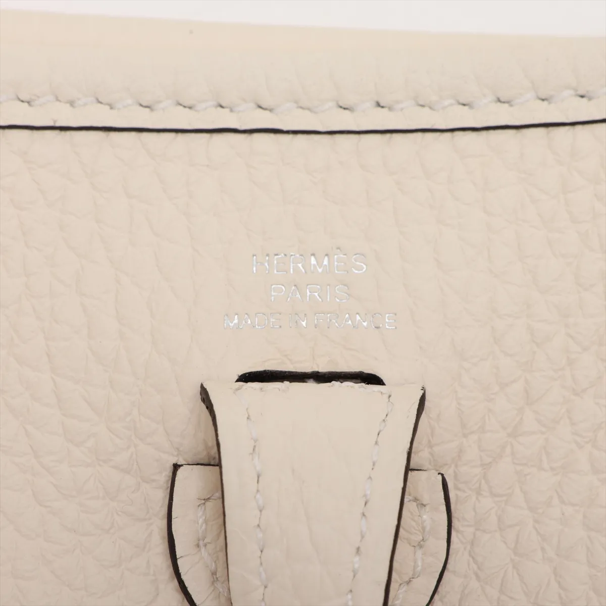 Evelyne 16 TPM Amazon Taurillon Clemence Cream Silver Hardware K: 2025 — view 7