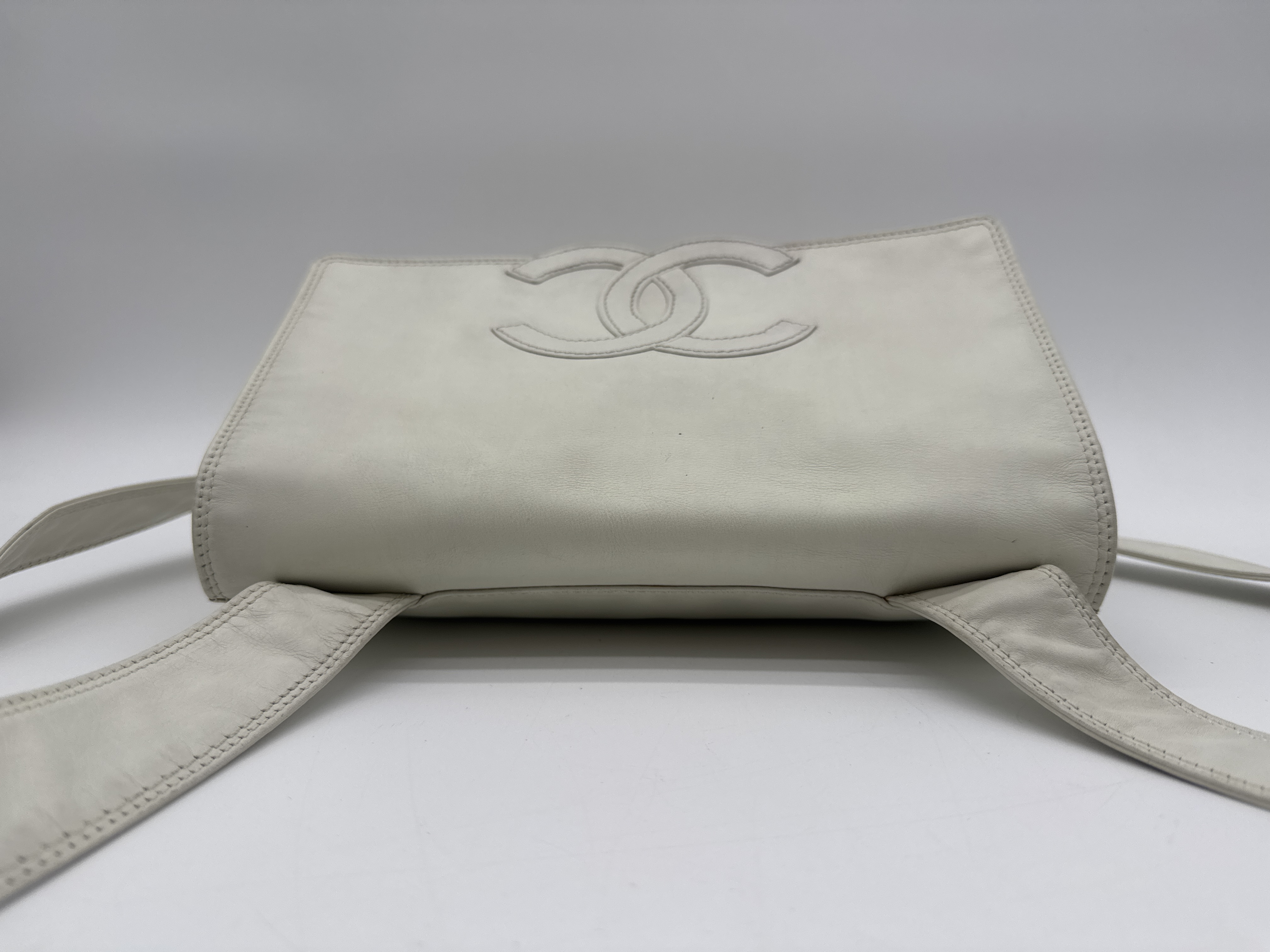 Lambskin White Backpack — view 5
