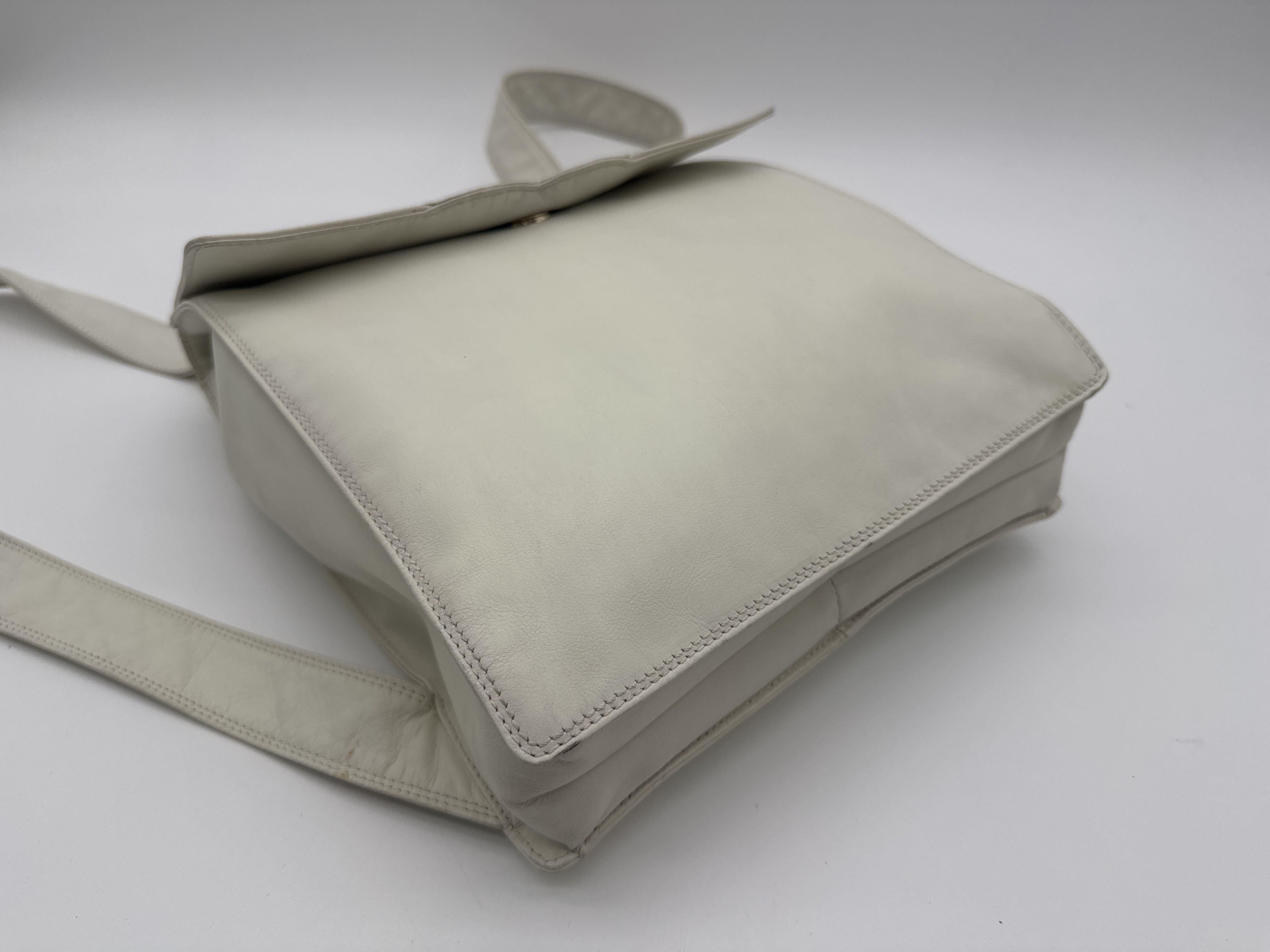 Lambskin White Backpack — view 6