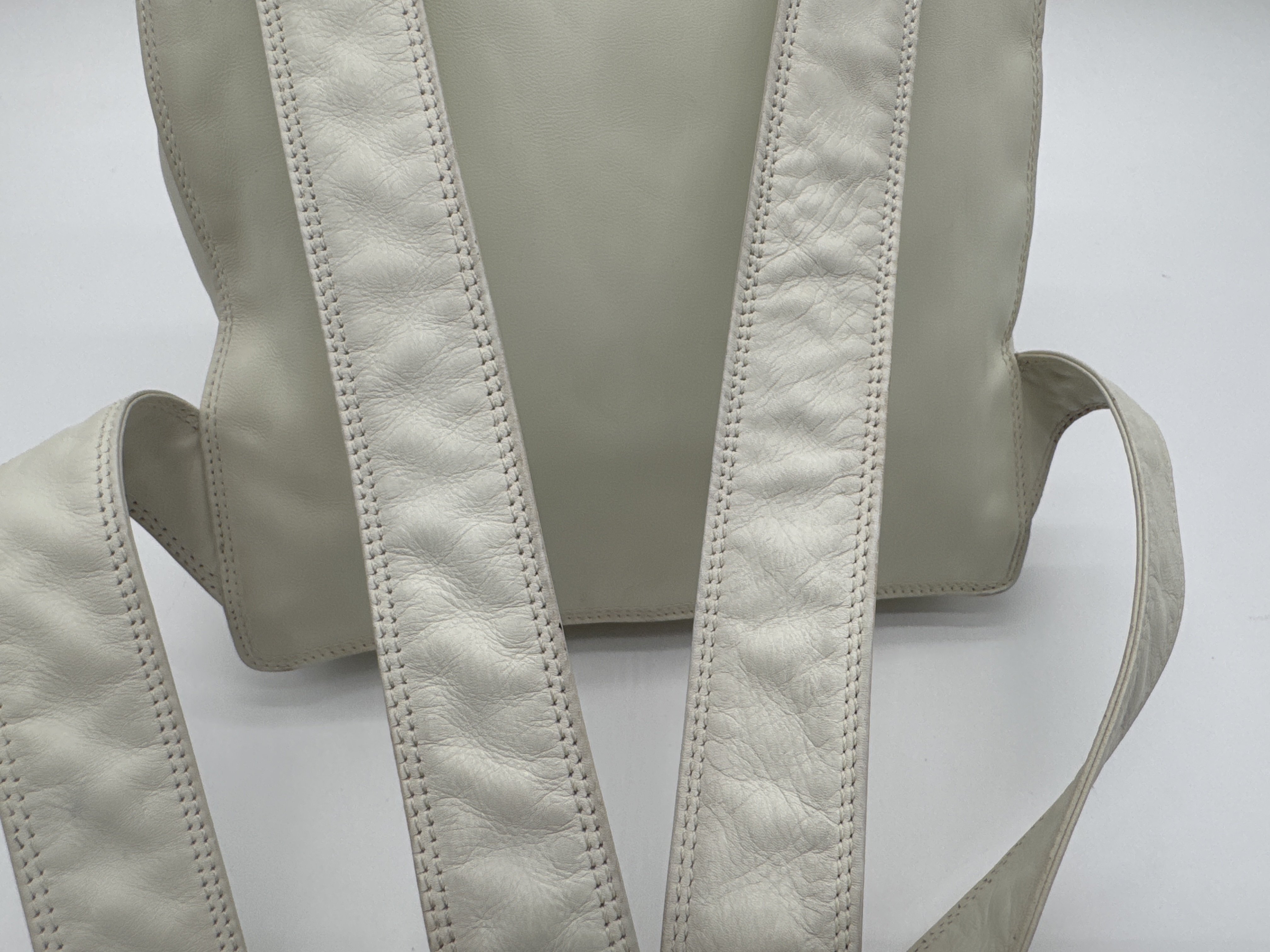 Lambskin White Backpack — view 8