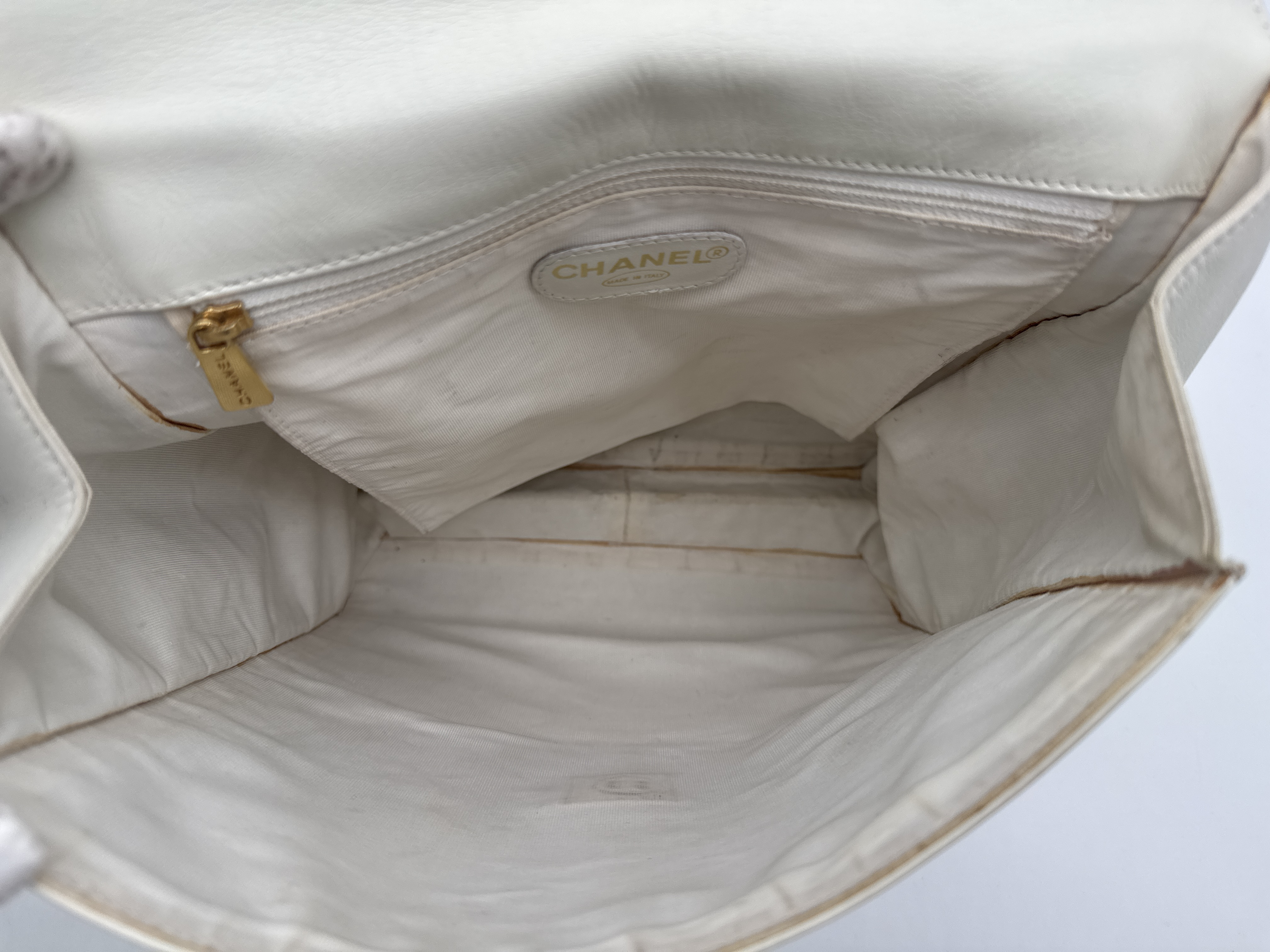 Lambskin White Backpack — view 10