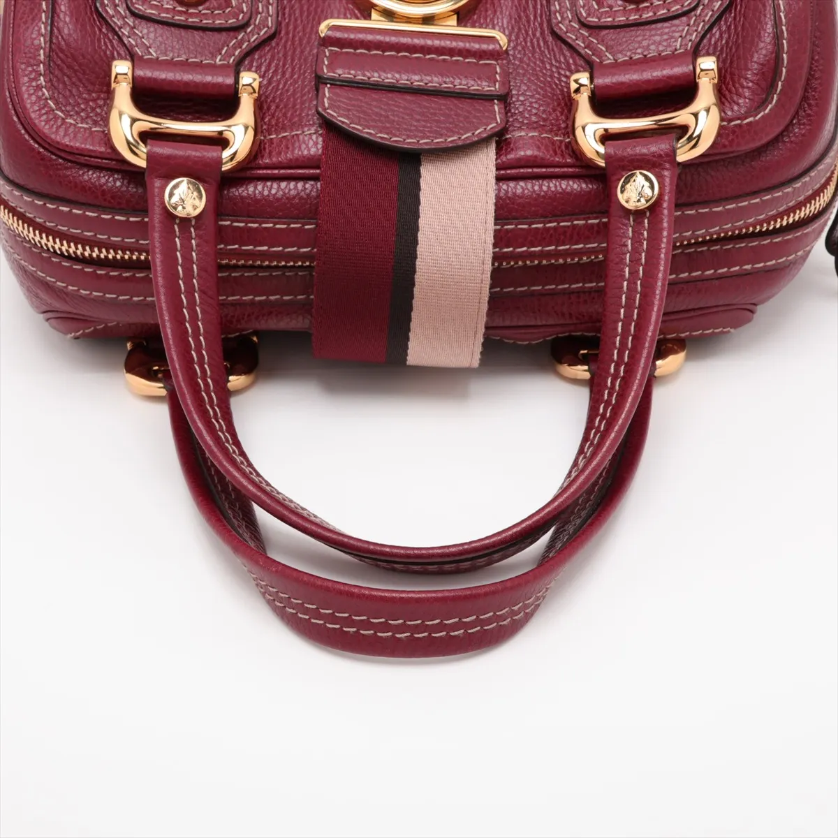 Hysteria Leather Handbag, Bordeaux, 186235 — view 5
