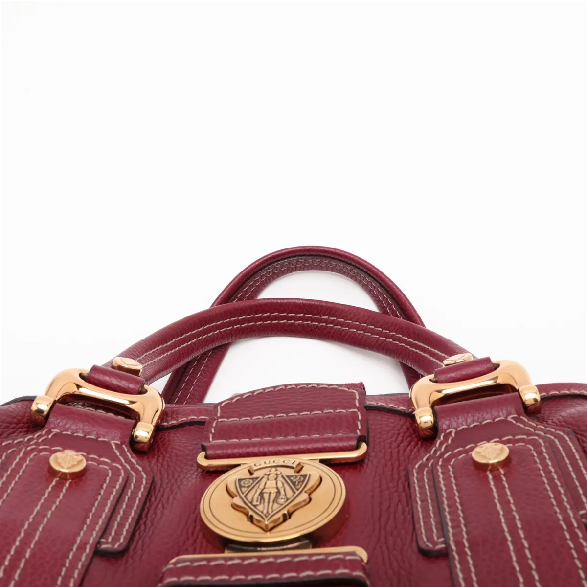 Hysteria Leather Handbag, Bordeaux, 186235 — view 6