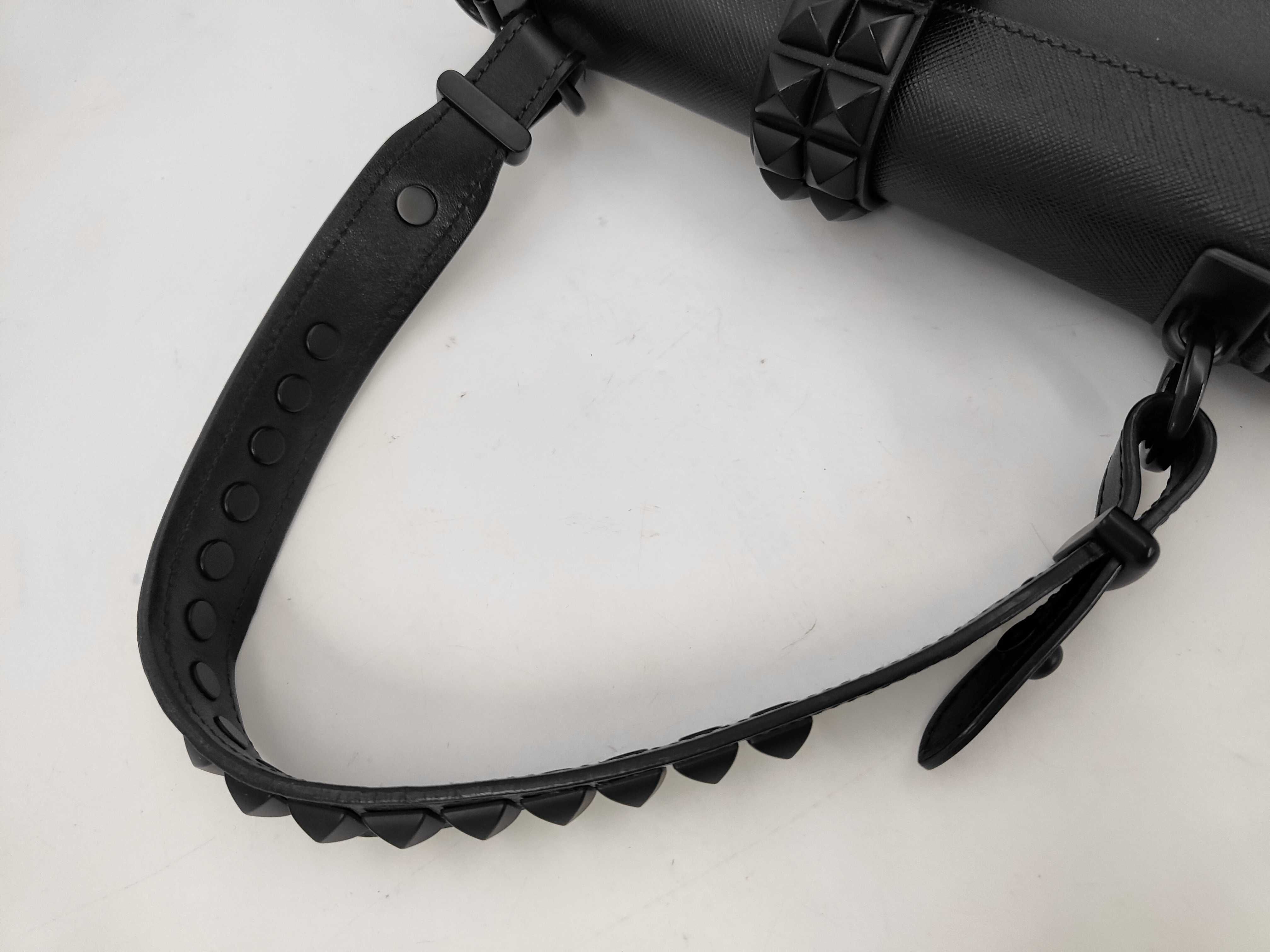 1BD120 Electra Studded Leather Shoulder Bag — view 4