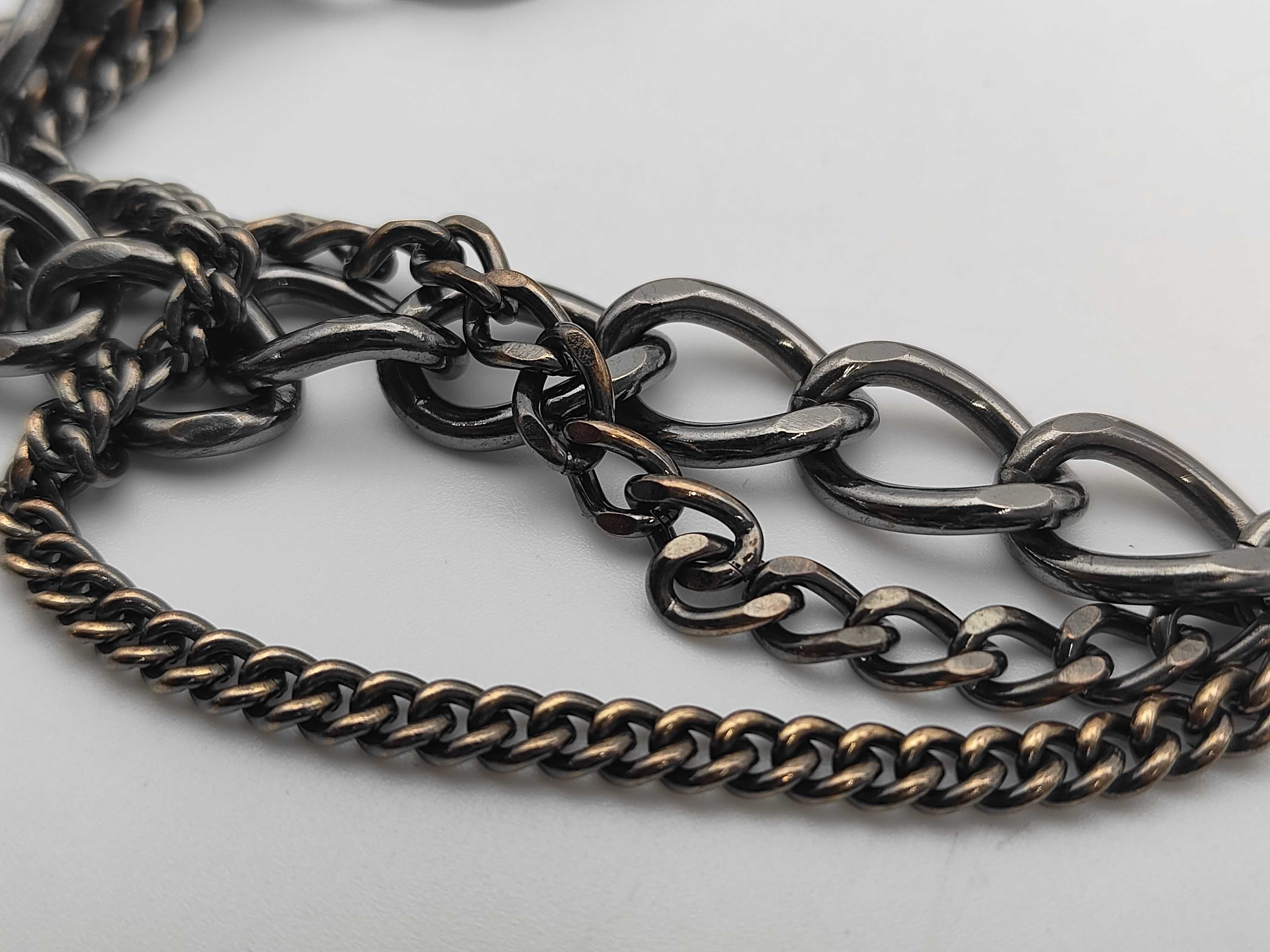 necklace black metal here mark necklace — view 3
