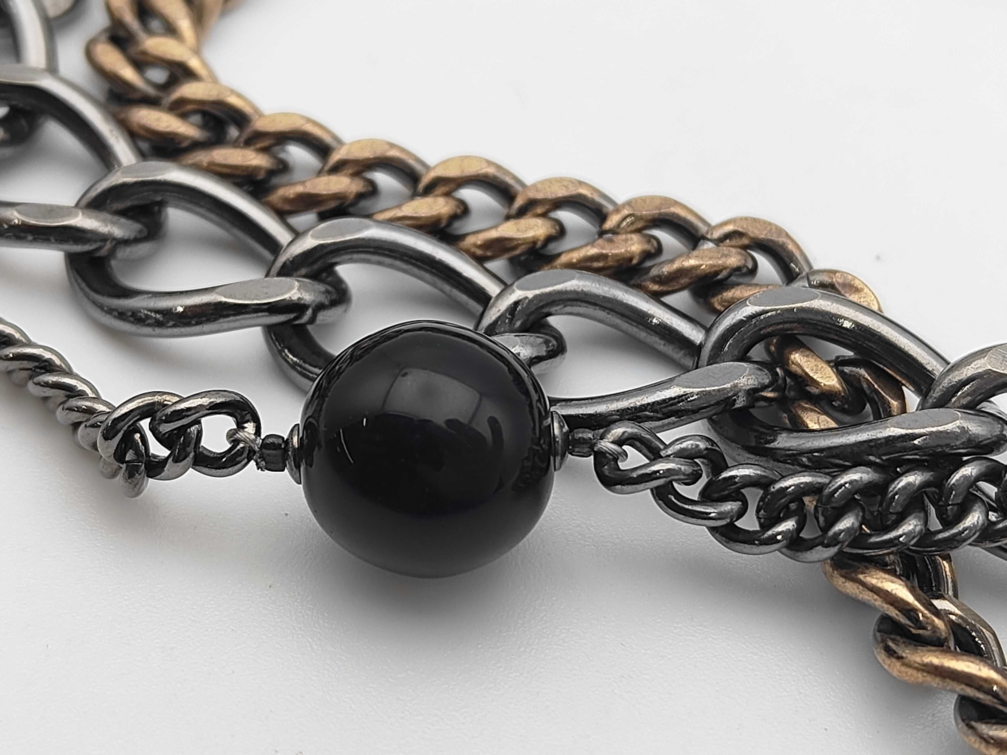 necklace black metal here mark necklace — view 7