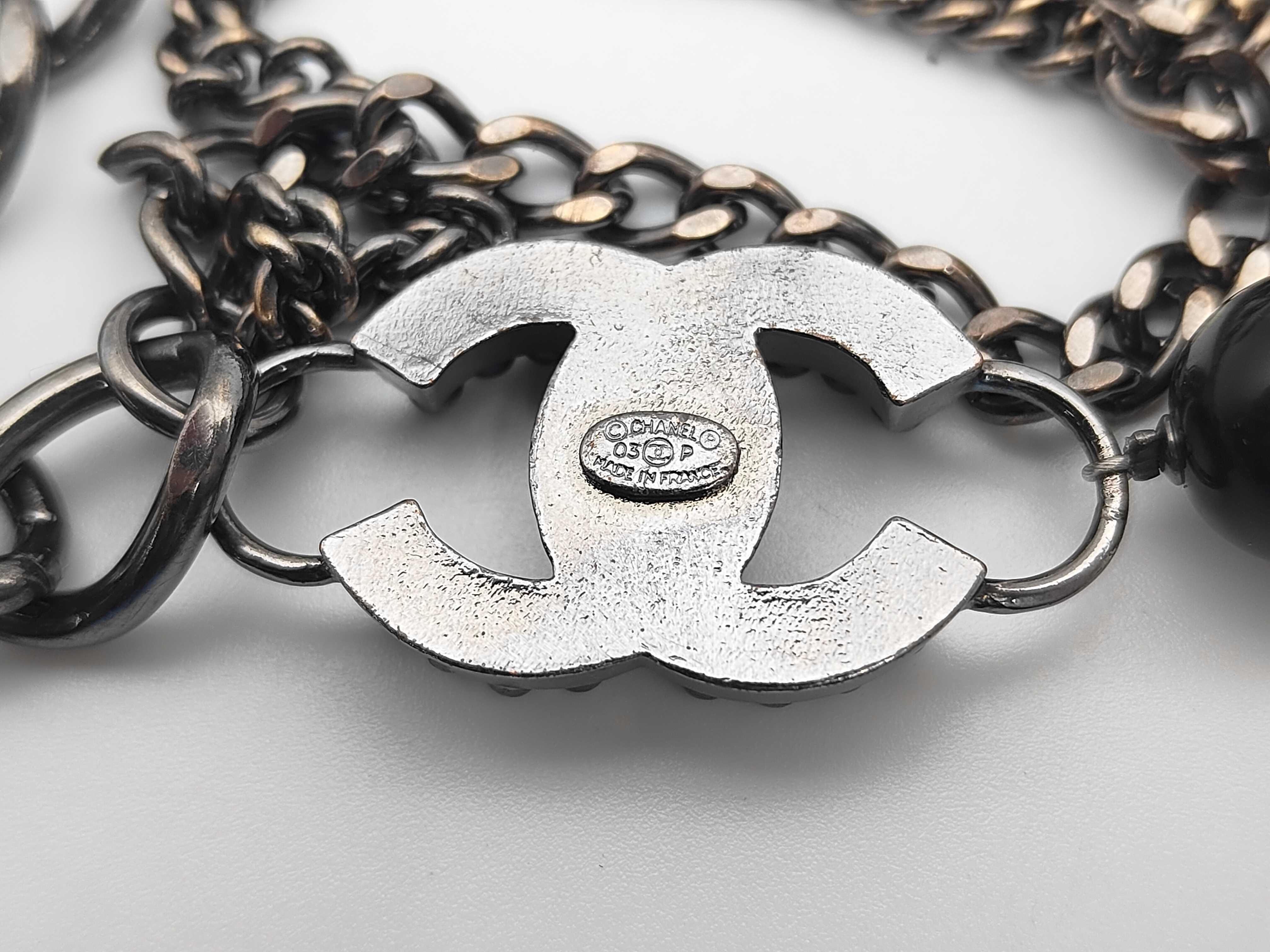 necklace black metal here mark necklace — view 8