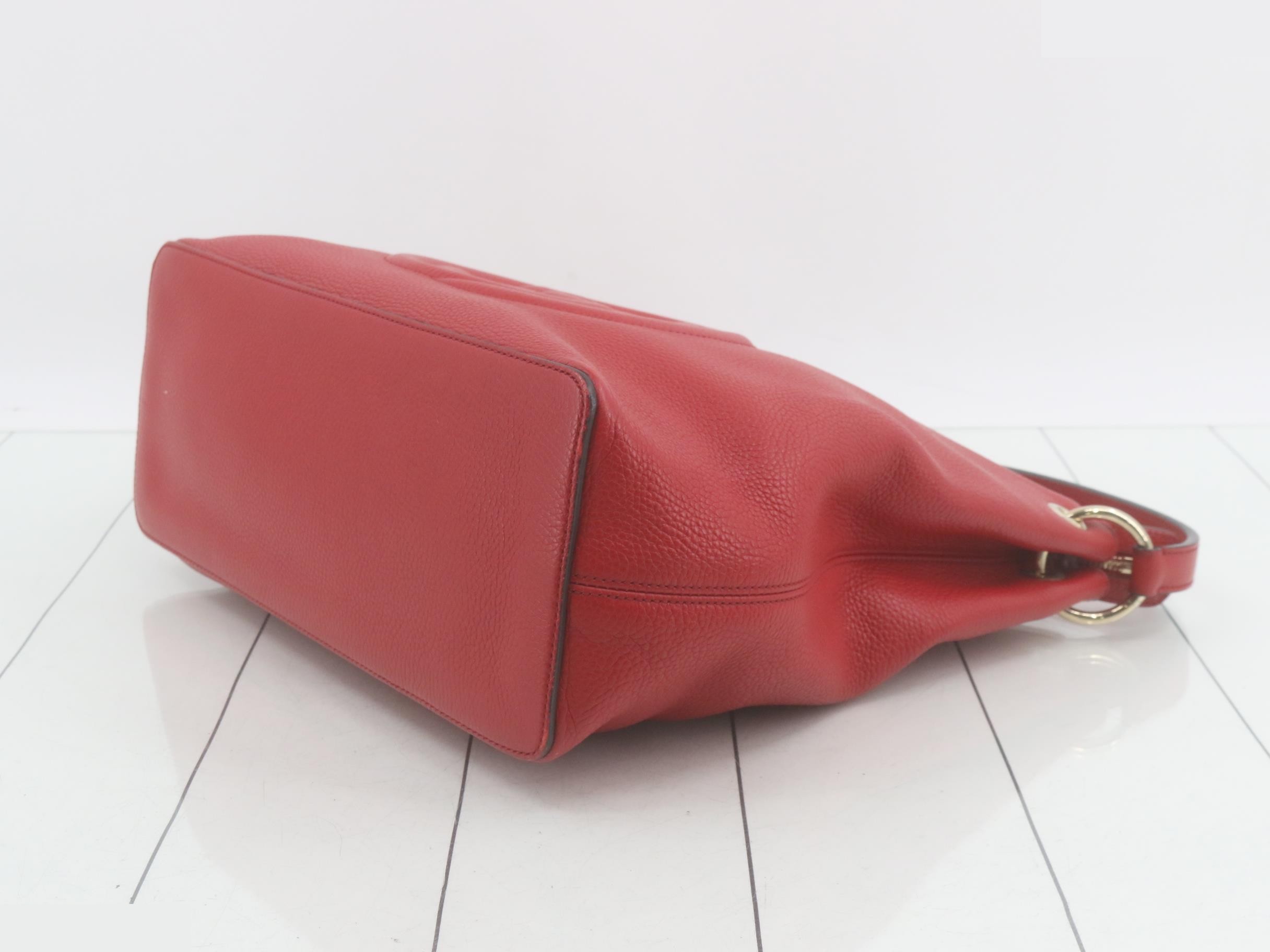 Soho leather 2-way bag red — view 6